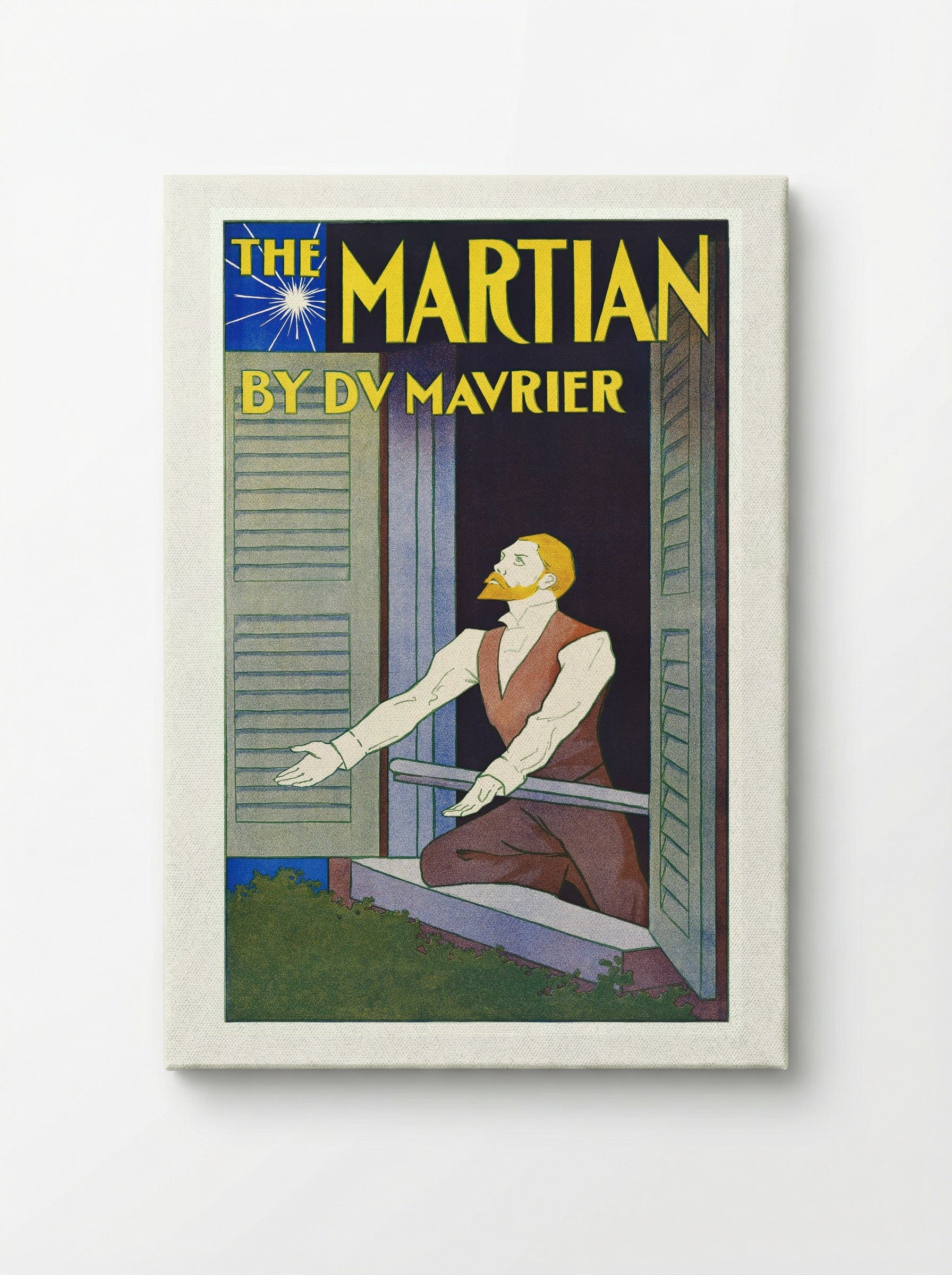 The Martian by D.V. Maurier - Edward Penfield - Canvas