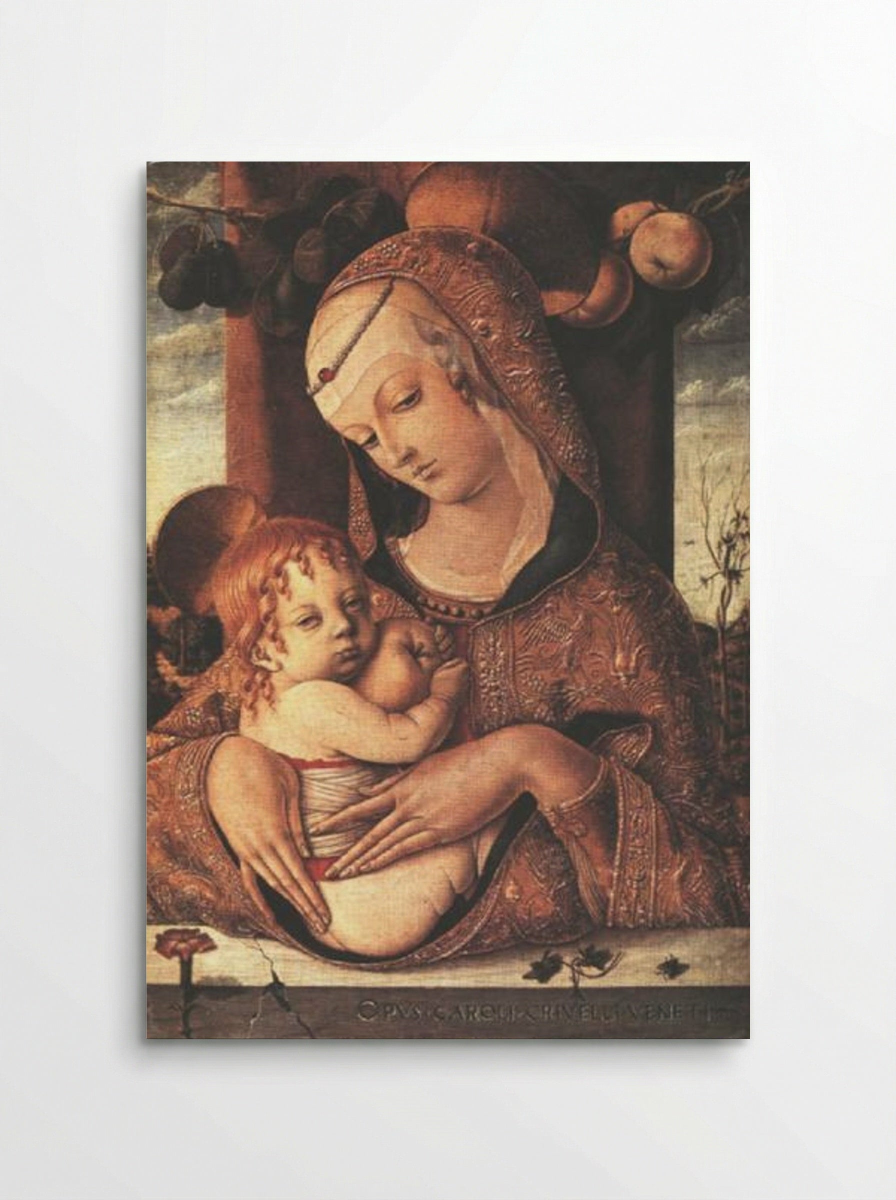 Virgin and Child - Carlo Crivelli - Poster