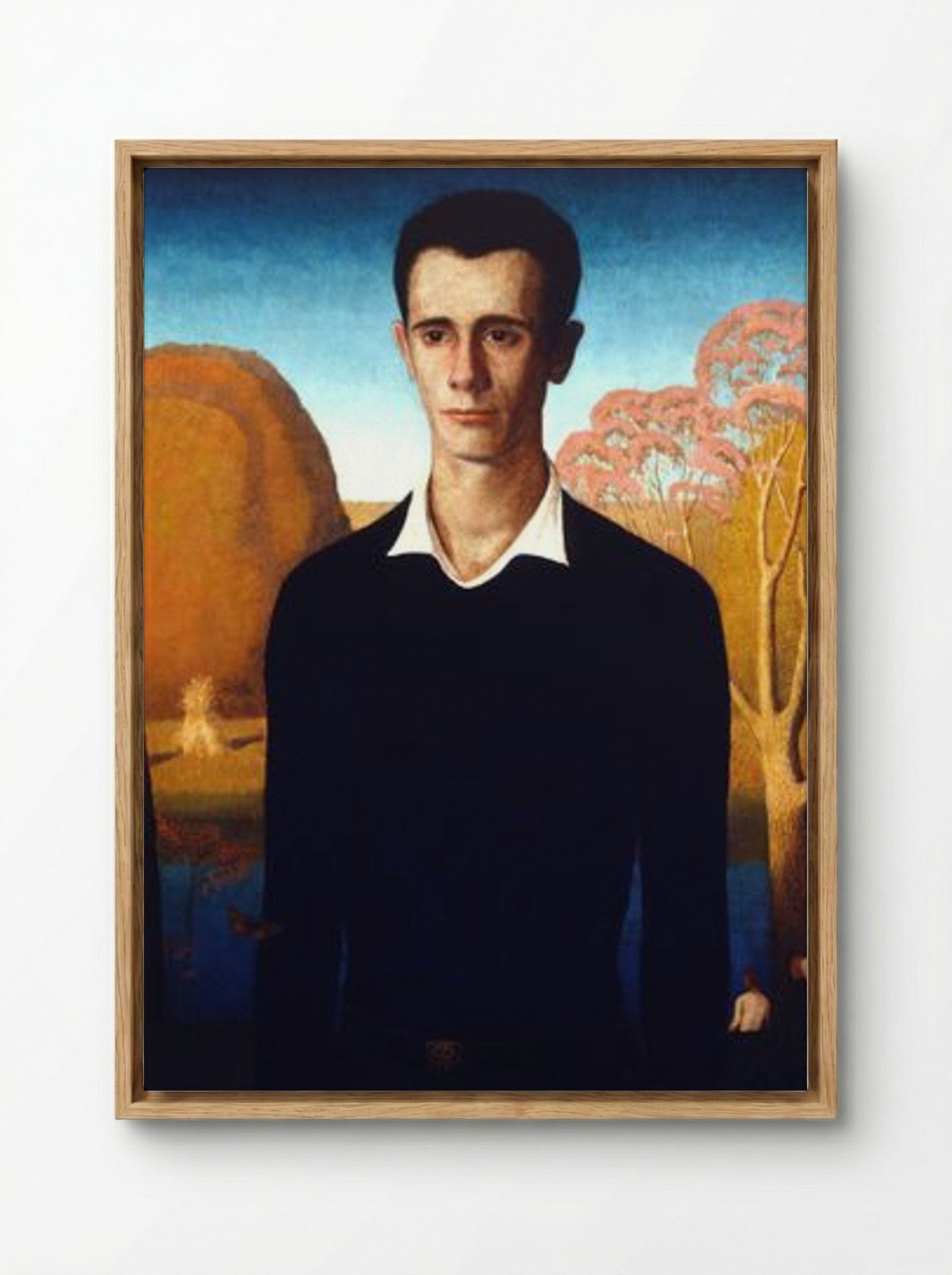 Arnold Comes of Age - Grant Wood - Framed Canvas Wood