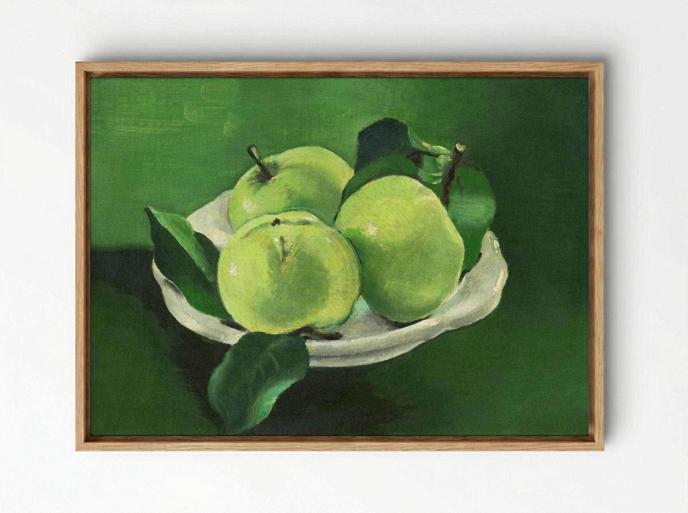 Still Life with Apples - Mikuláš Galanda - Framed Canvas Wood