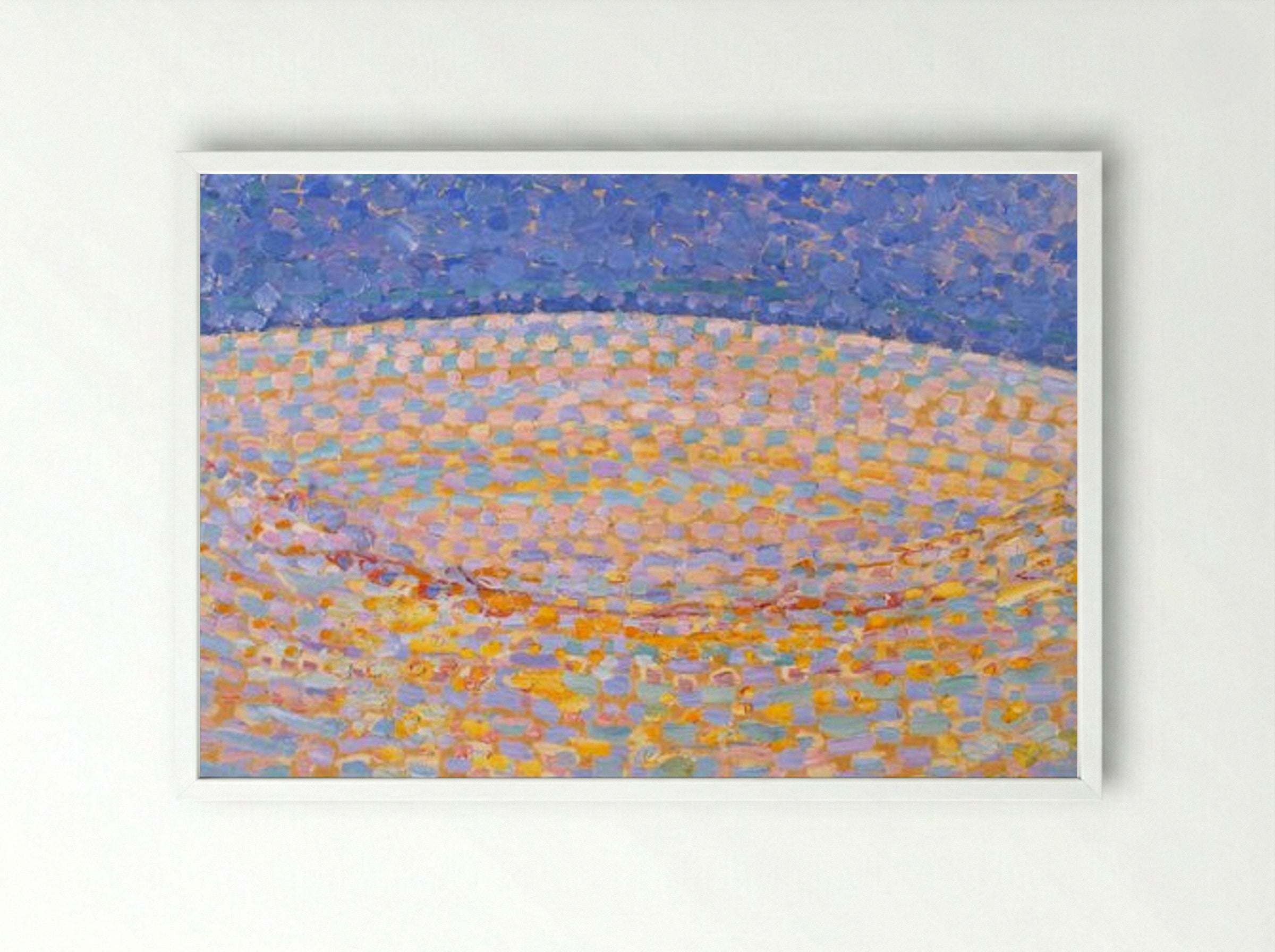 Dune III - Piet Mondrian - Framed Print White