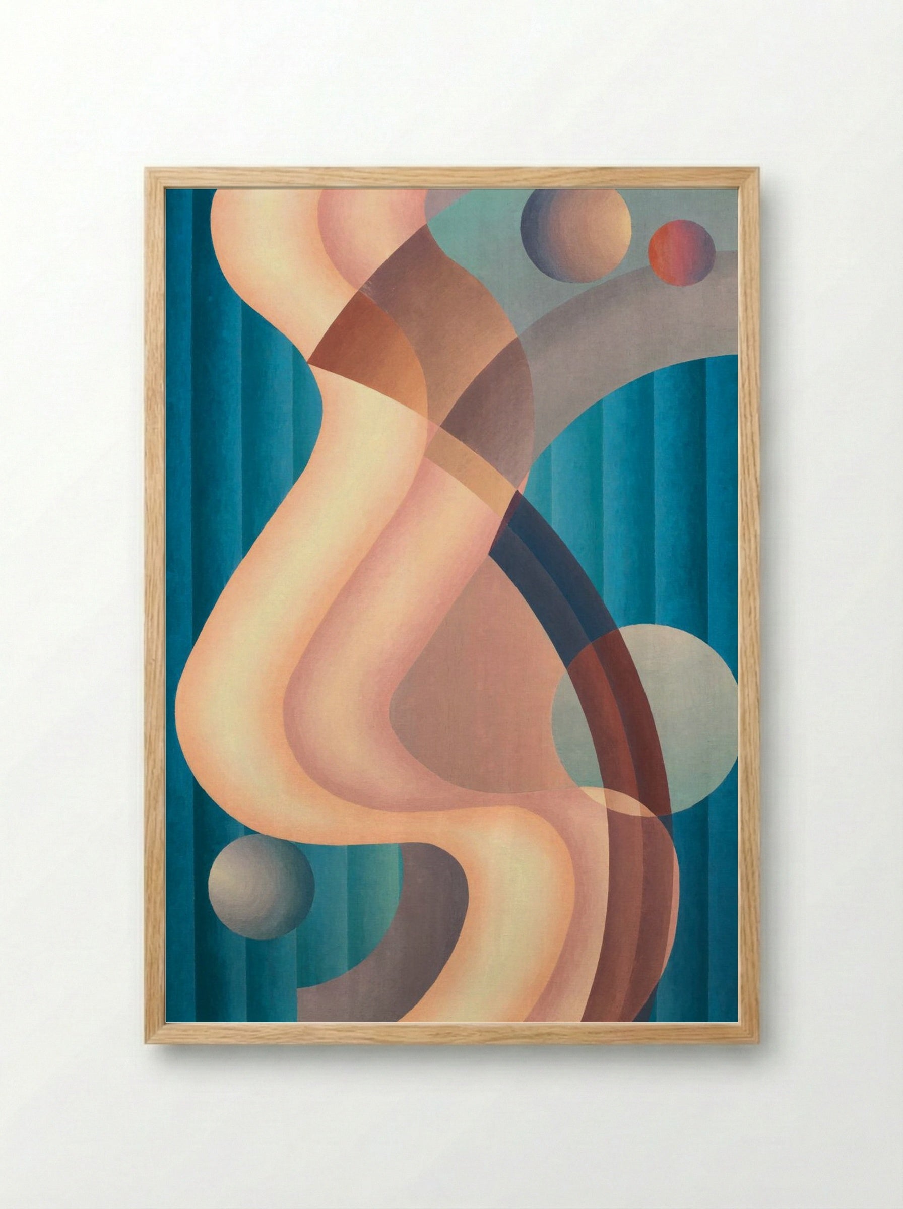 Composition No. 6 - Stuart Walker - Framed Print Wood