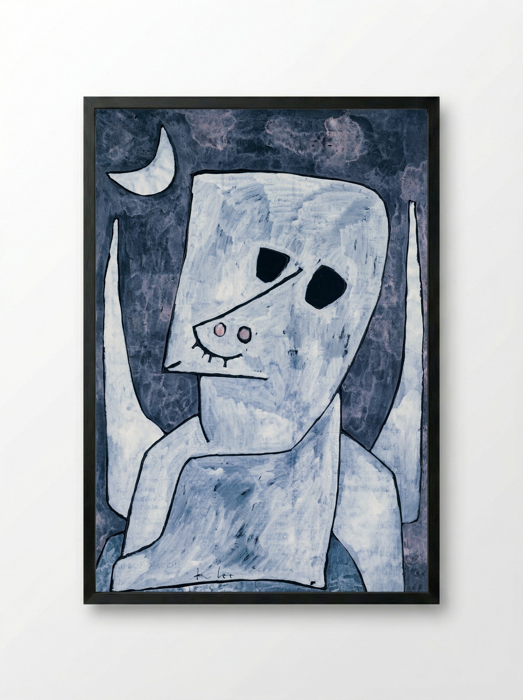 Angel Applicant - Paul Klee - Framed Print Black