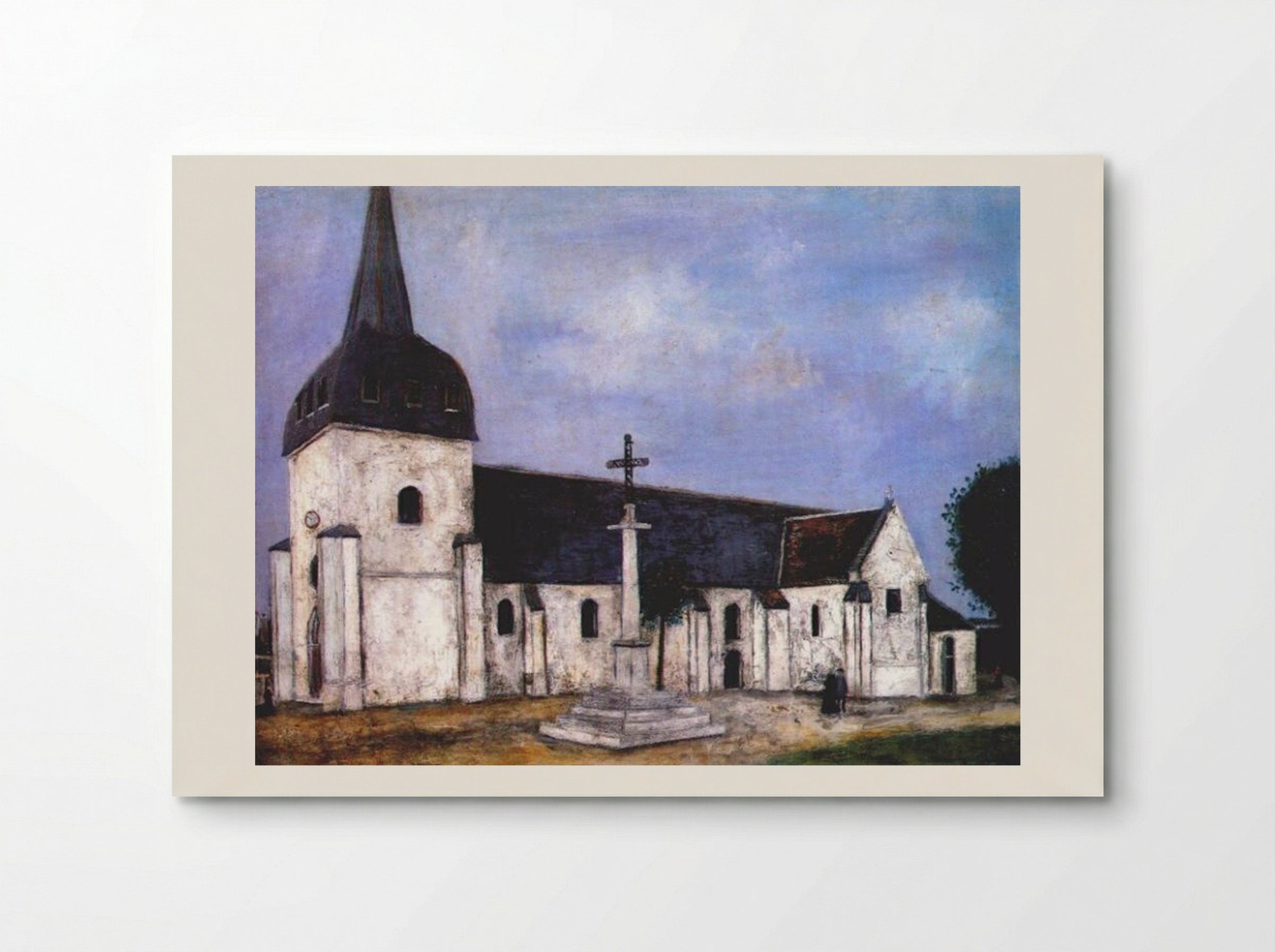 Church of St. Hilary - Maurice Utrillo - Poster