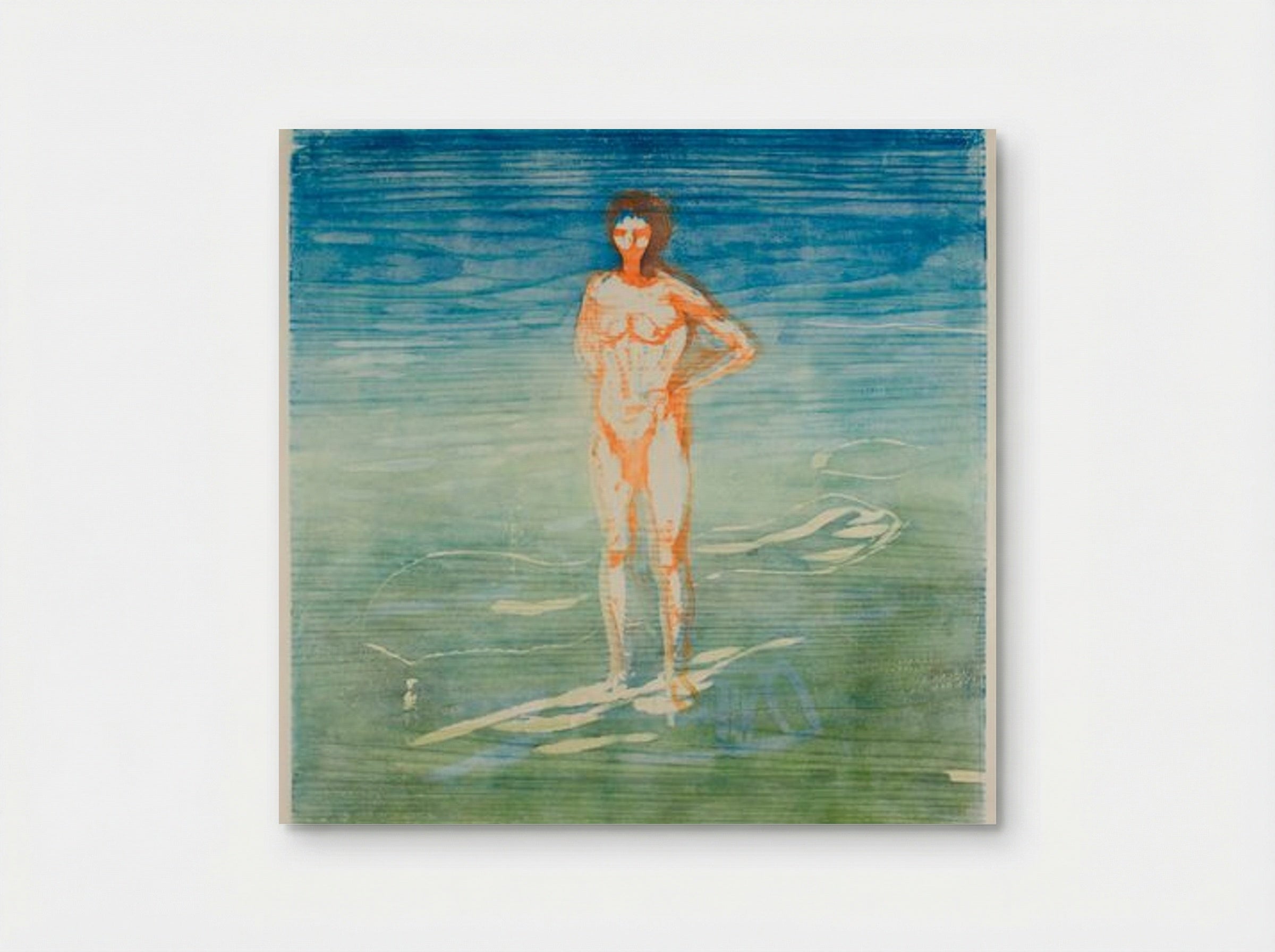 Man Bathing - Edvard Munch - Poster