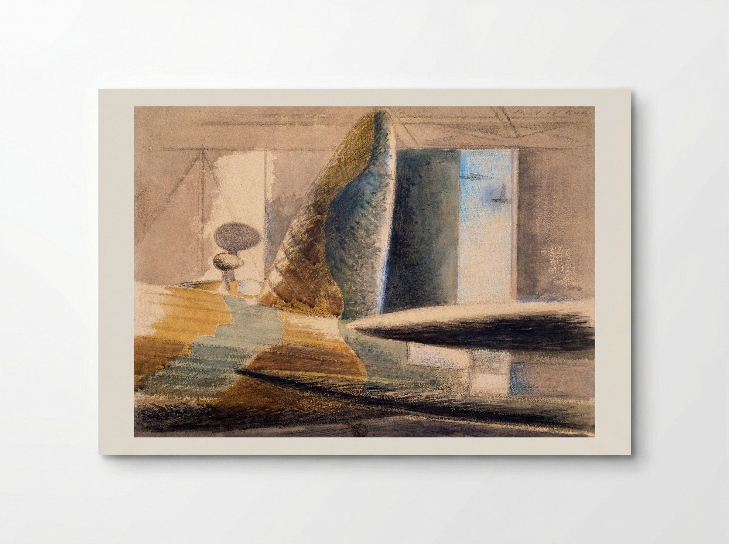 Bomber Lair: Egg and Fin - Paul Nash - Poster