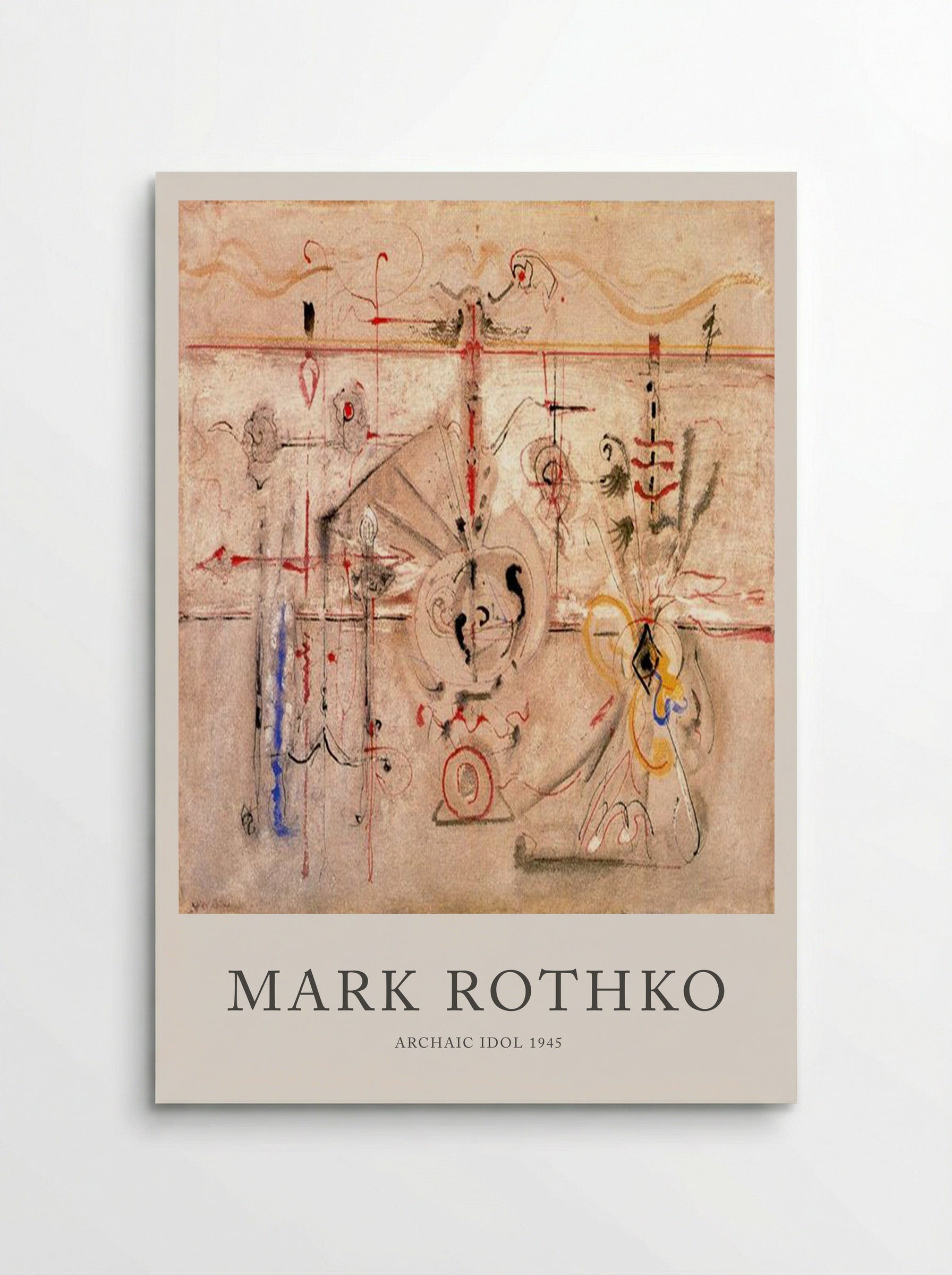 Archaic Idol - Mark Rothko - Poster