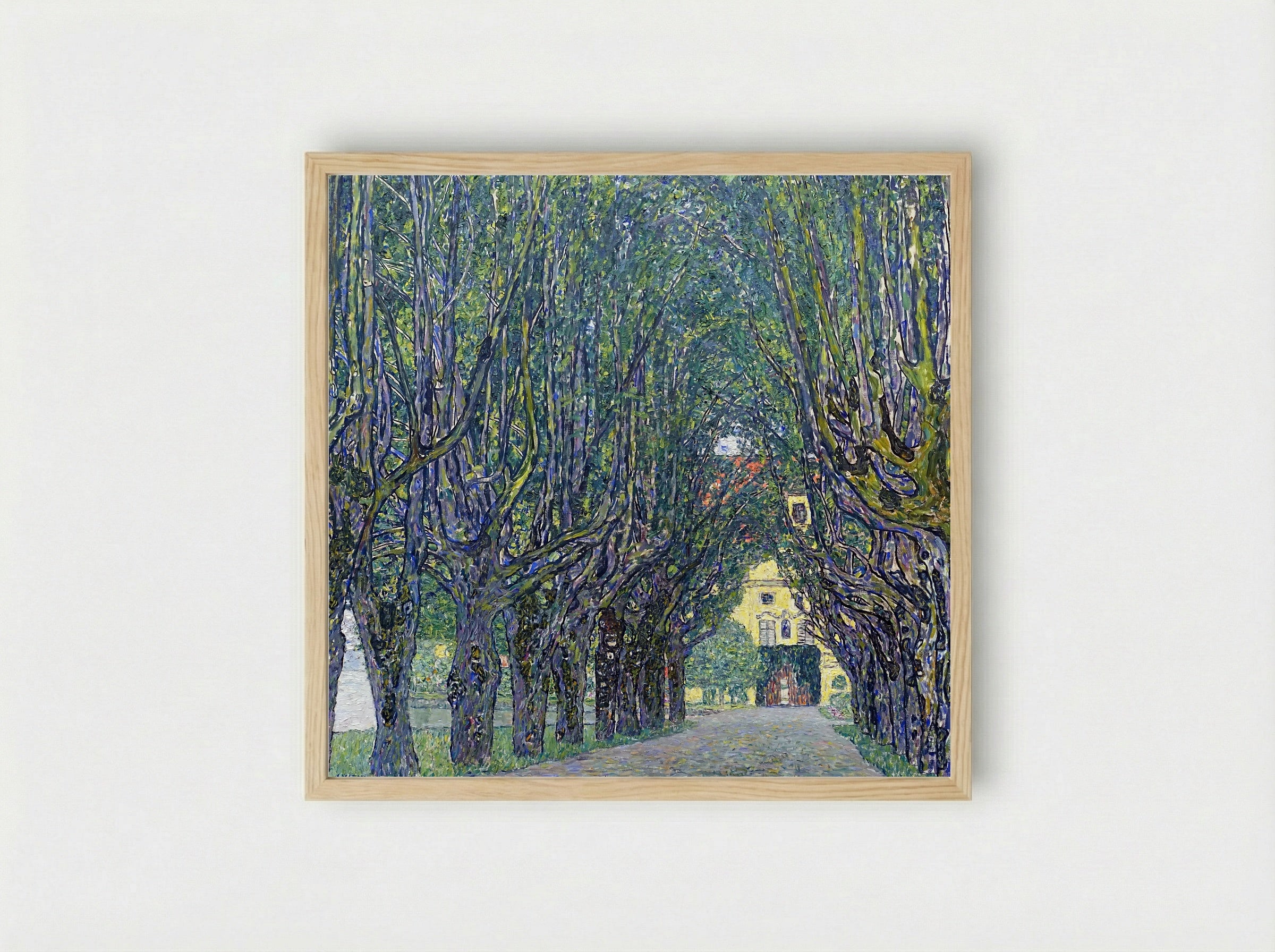 Allee at Schloss Kammer - Gustav Klimt - Framed Print Wood