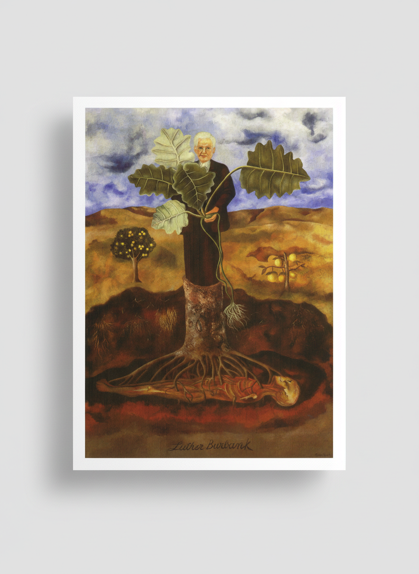 Portrait of Luther Burbank - Frida Kahlo - Poster