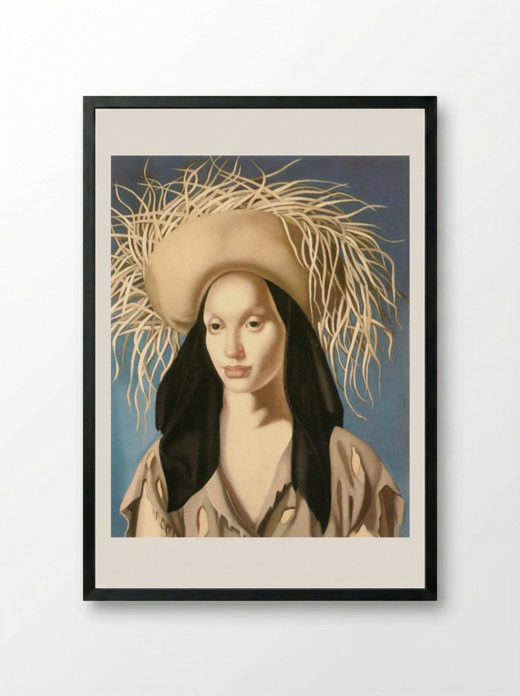 Mexican Girl - Tamara de Lempicka - Framed Print Black