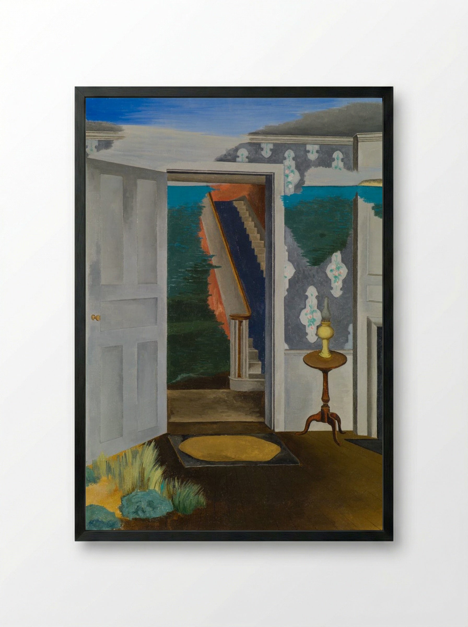 The Persistent Sea, No. 1 - Charles Burchfield - Framed Print Black