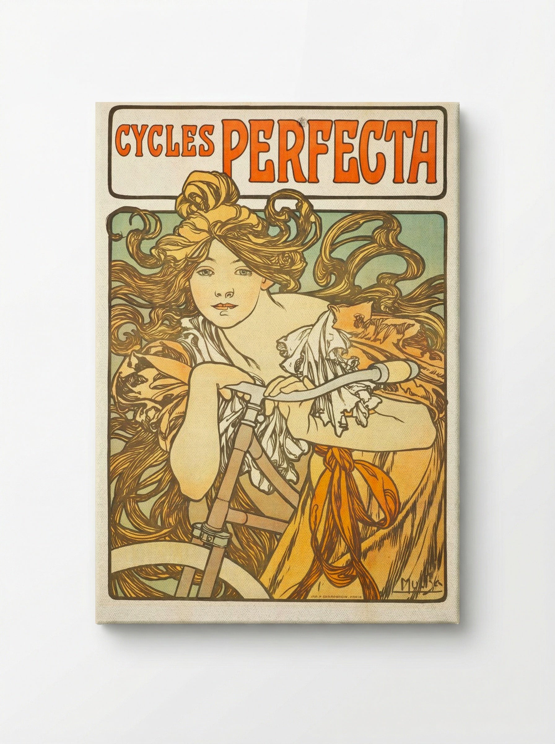 Cycles Perfecta - Alphonse Mucha - Canvas