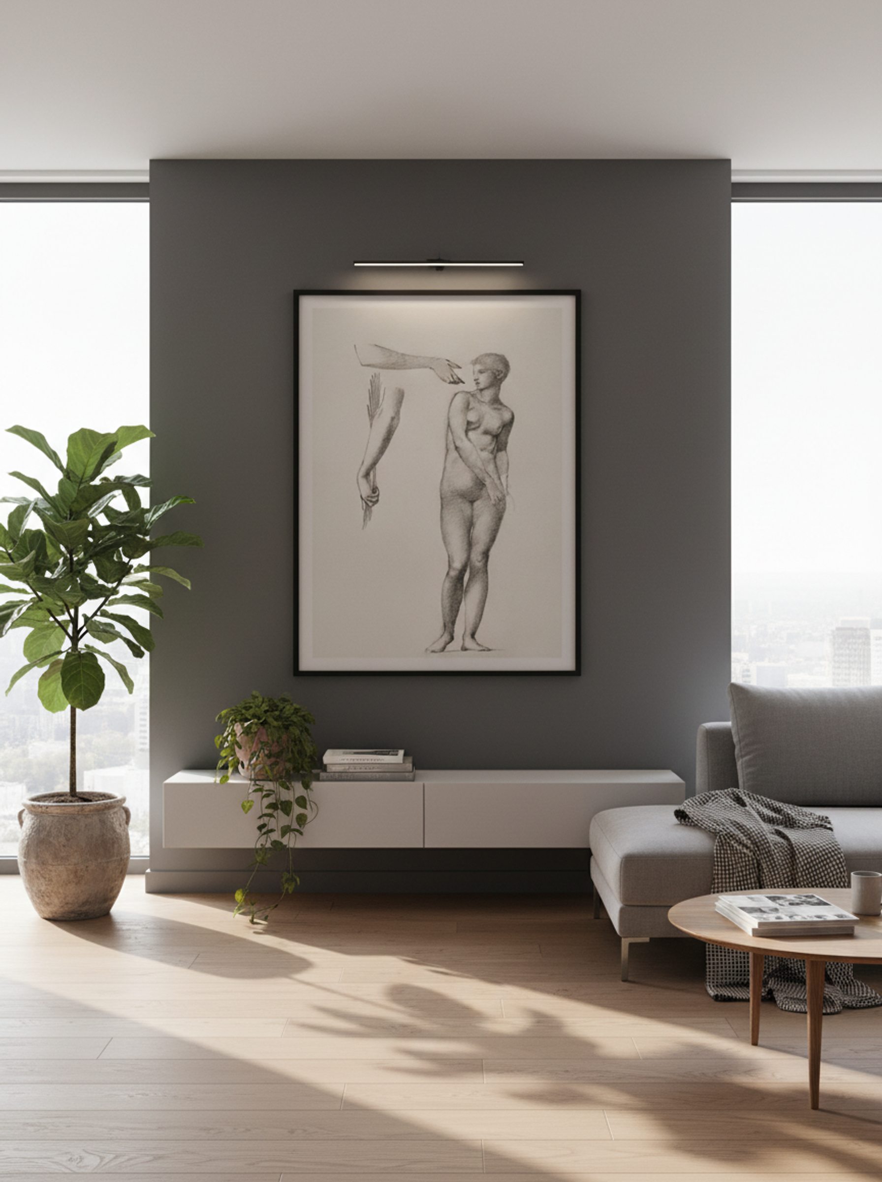 Standing Female Nude and Sketches of Arms - Edward Burne-Jones - Lifestyle