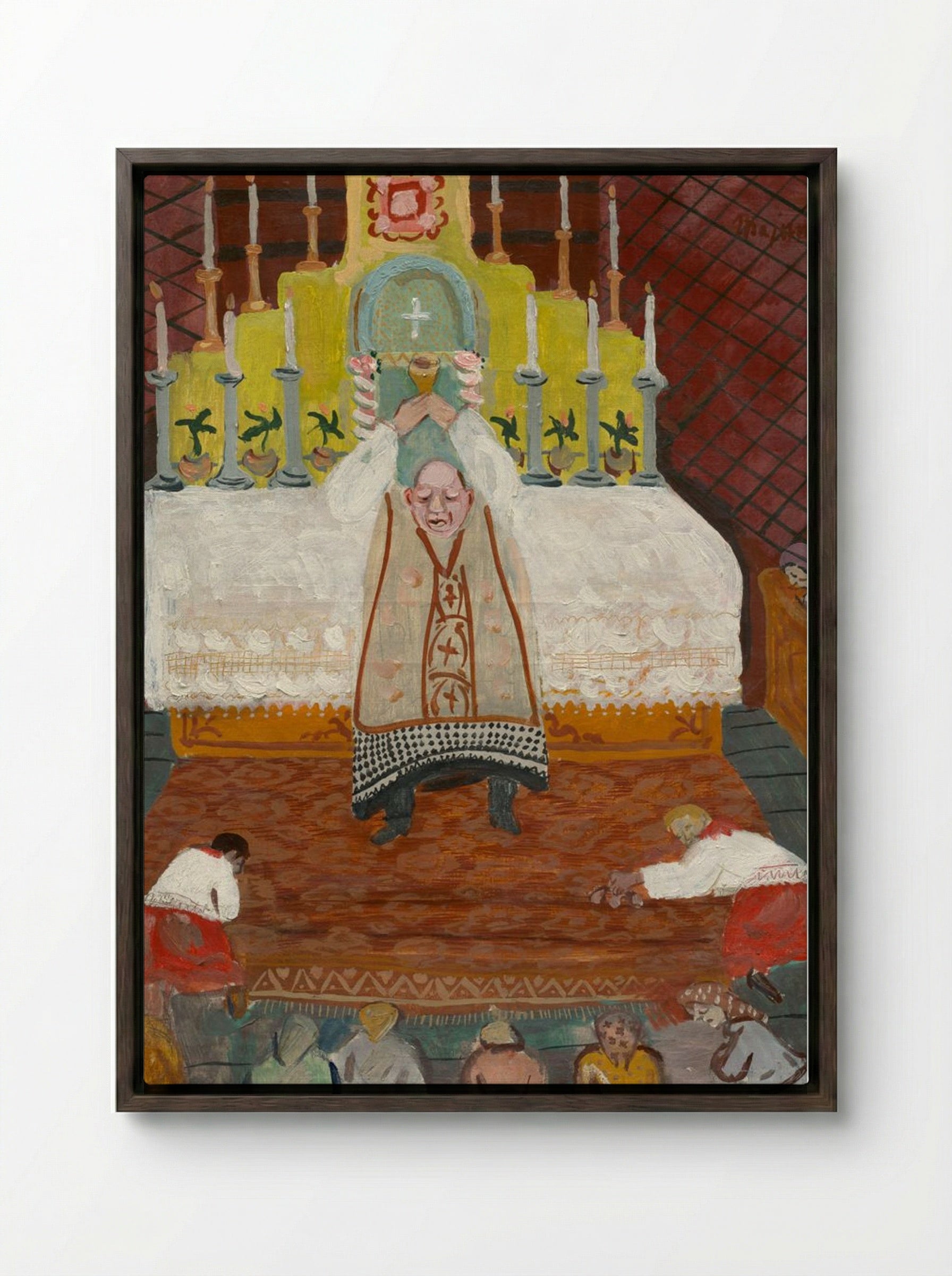 Upheaval - Cyprián Majerník - Framed Canvas Dark Wood