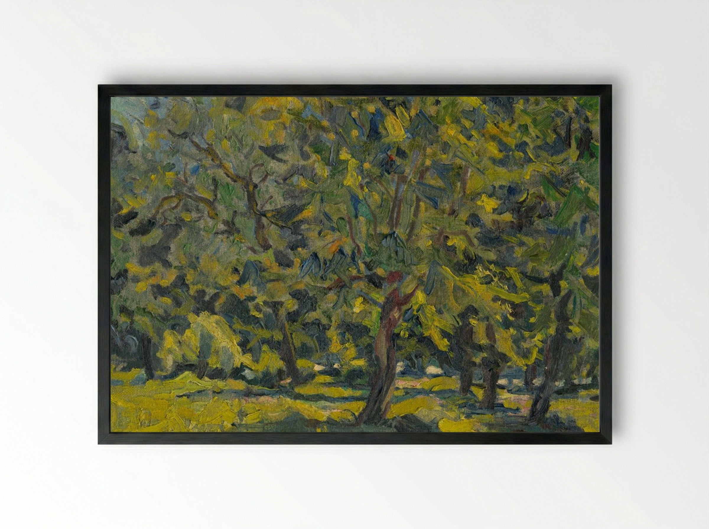 In the Park - Konstantin Bauer - Framed Print Black