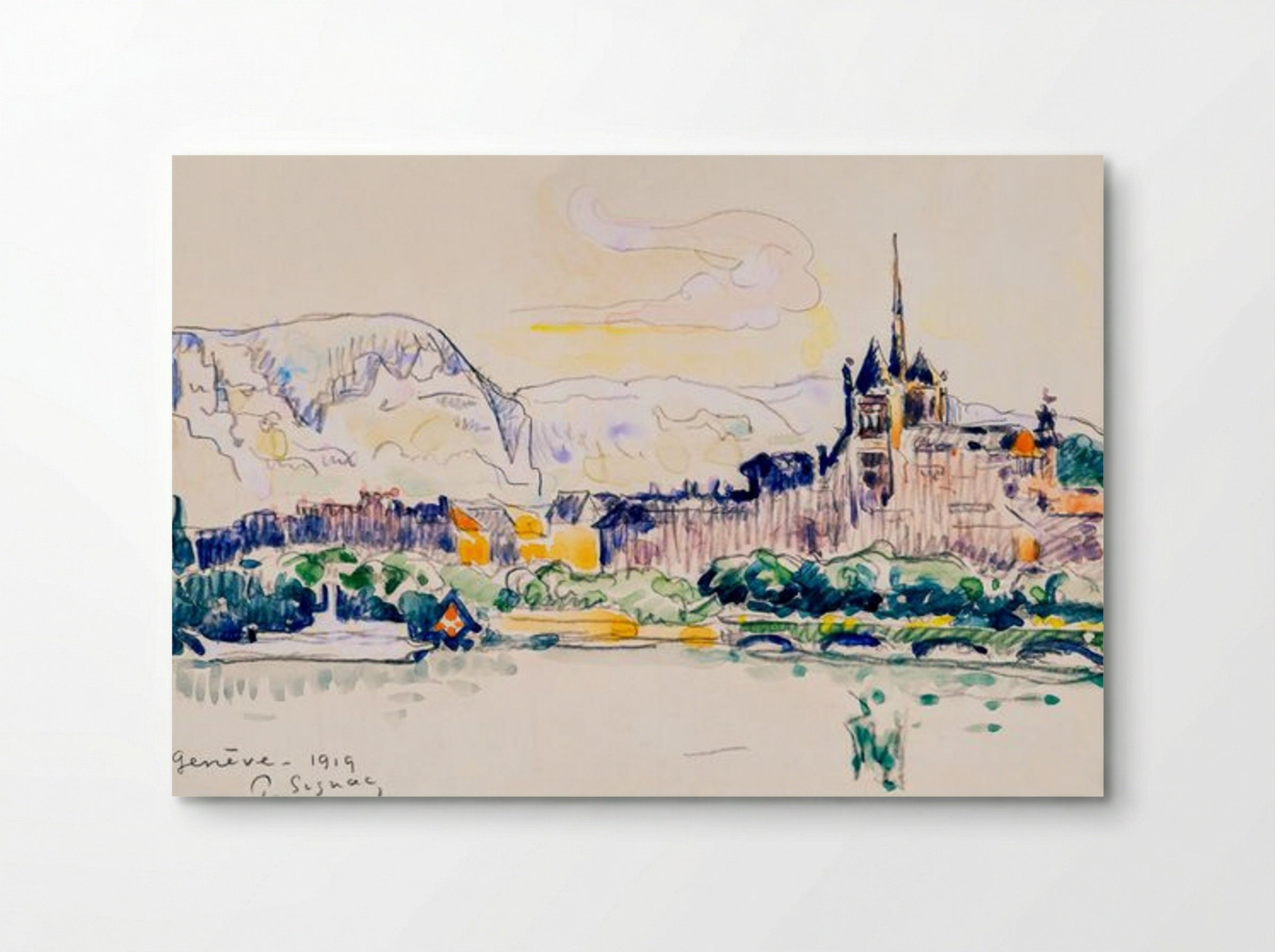 Geneva, 1919 - Paul Signac - Poster