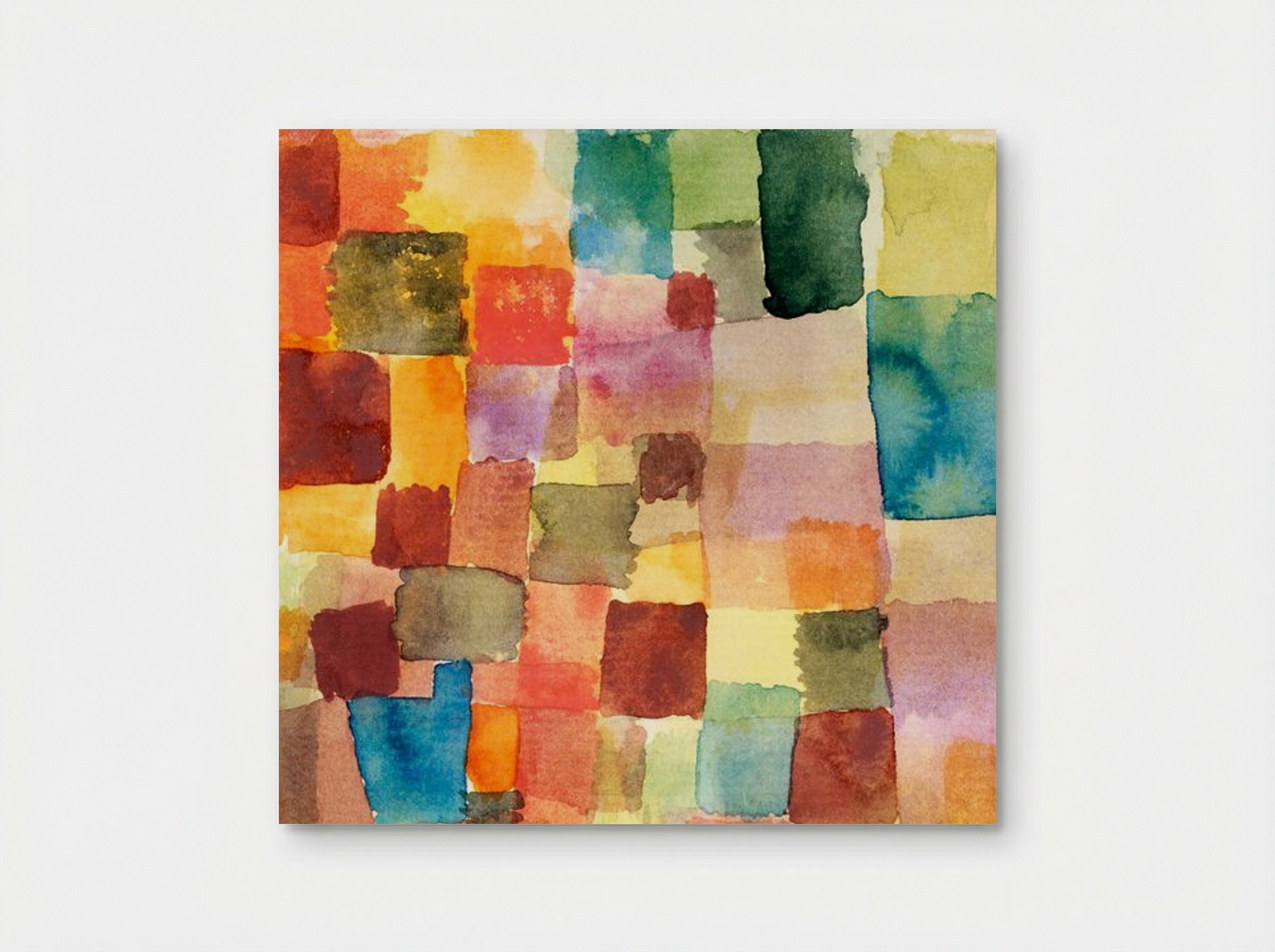 Untitled (Colour Grid) - Paul Klee - Poster