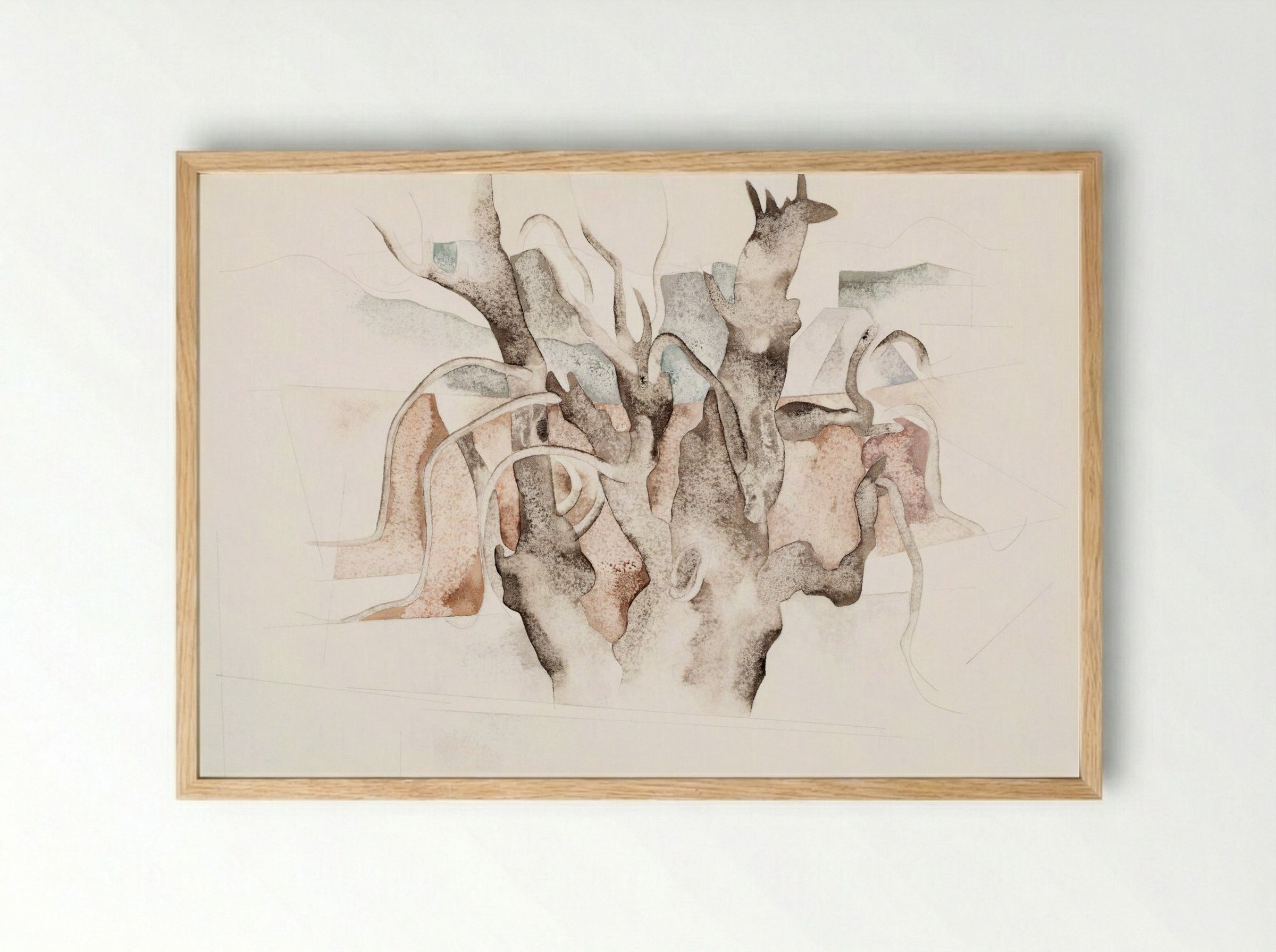 Bermuda Tree - Charles Demuth - Framed Print Wood