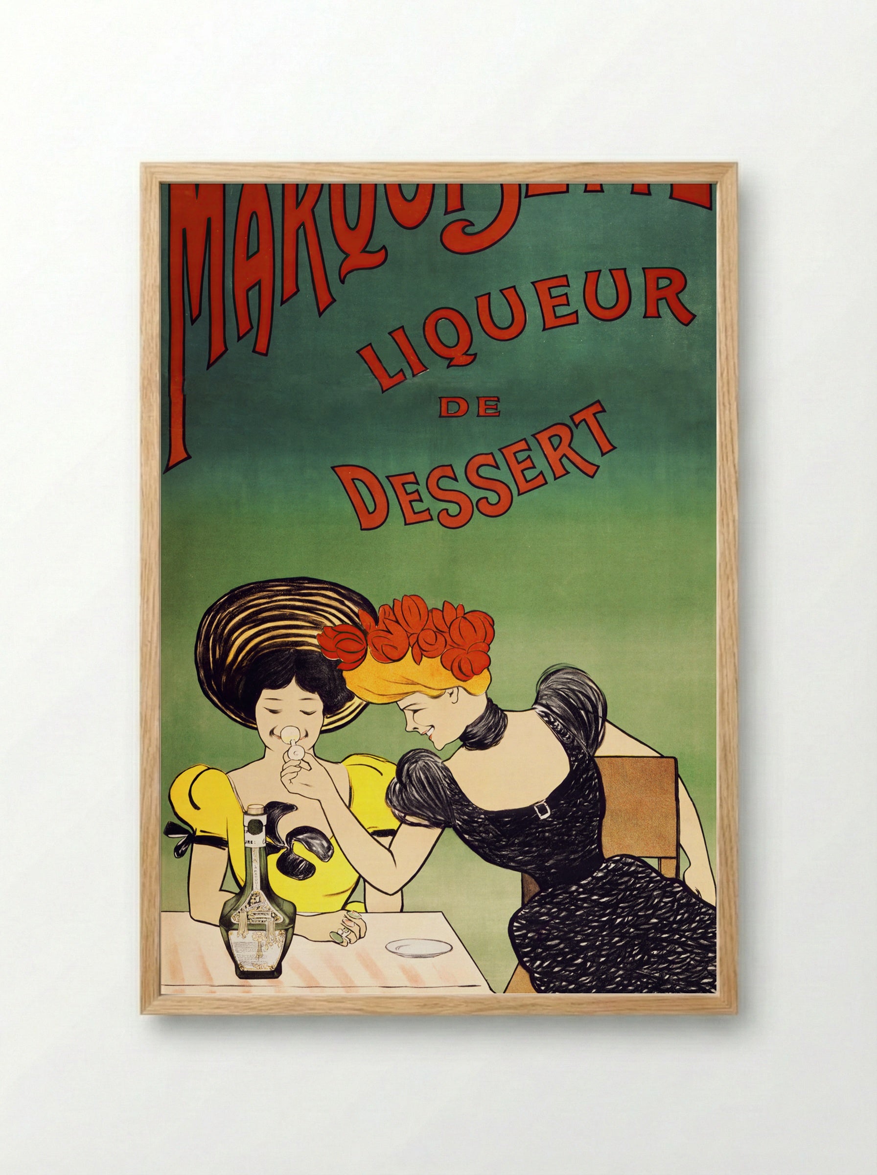 La Marquisette Liqueur de Dessert - Leonetto Cappiello - Framed Print Wood