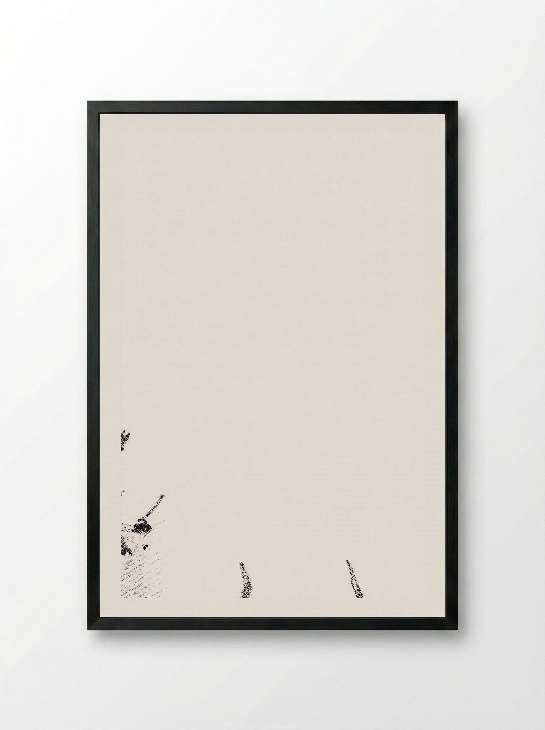 Menu Card with Teachers and Students - Theo van Hoytema - Framed Print Black