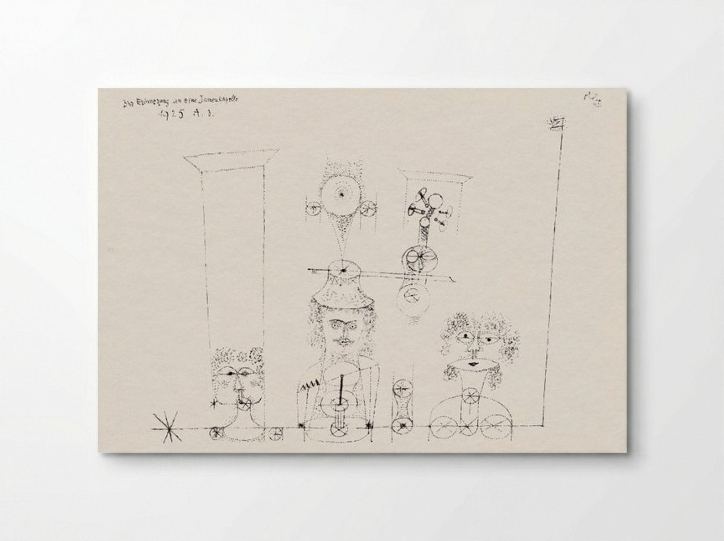 In Memory of an All-Girl Band - Paul Klee - Poster