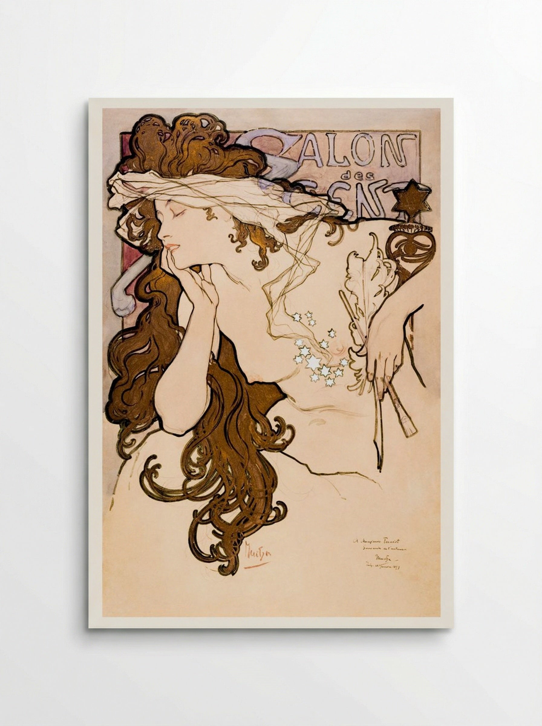 Salon des Cent Poster - Alphonse Mucha - Poster