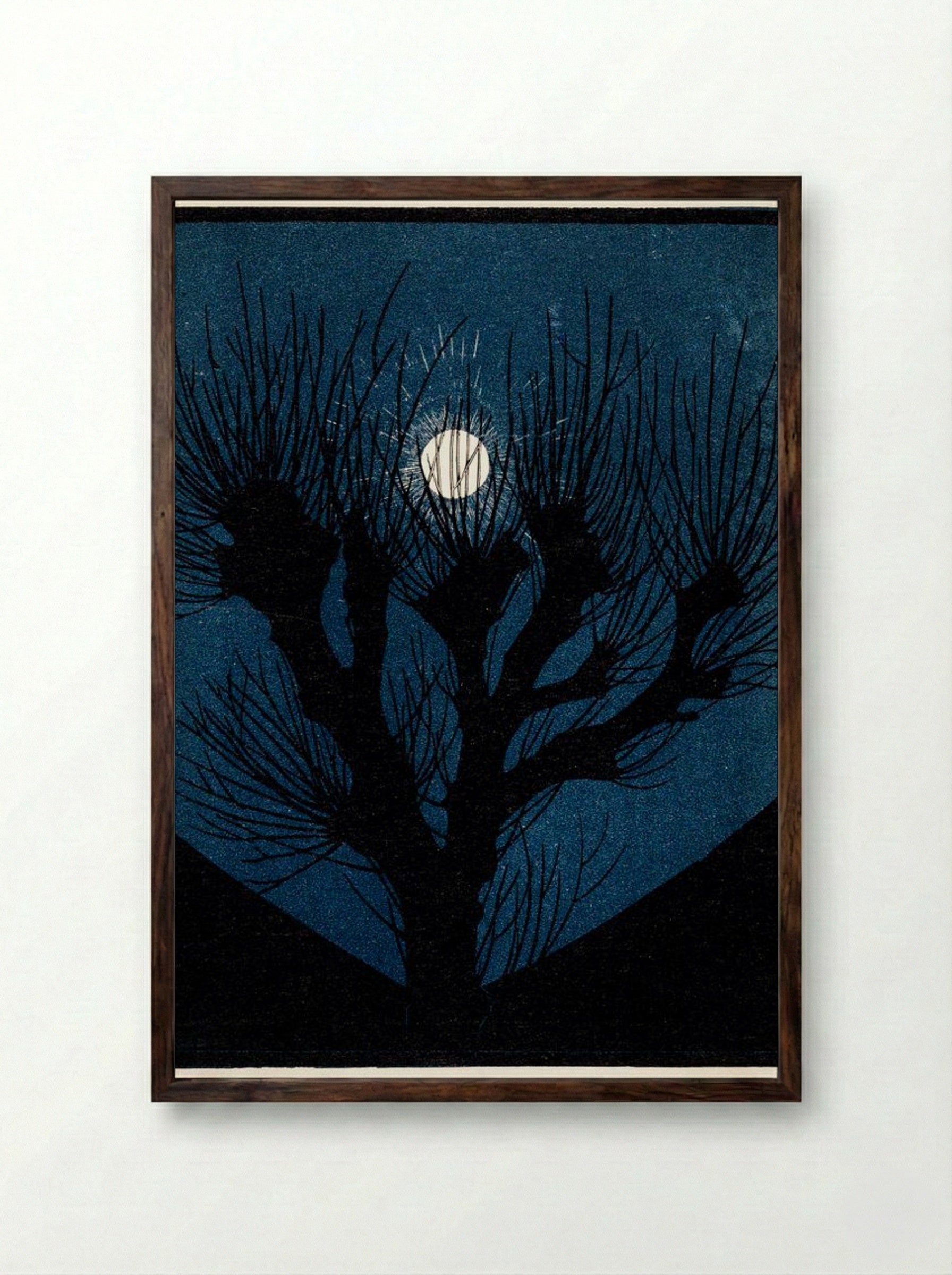 Moon Light - Julie de Graag - Framed Print Dark Wood