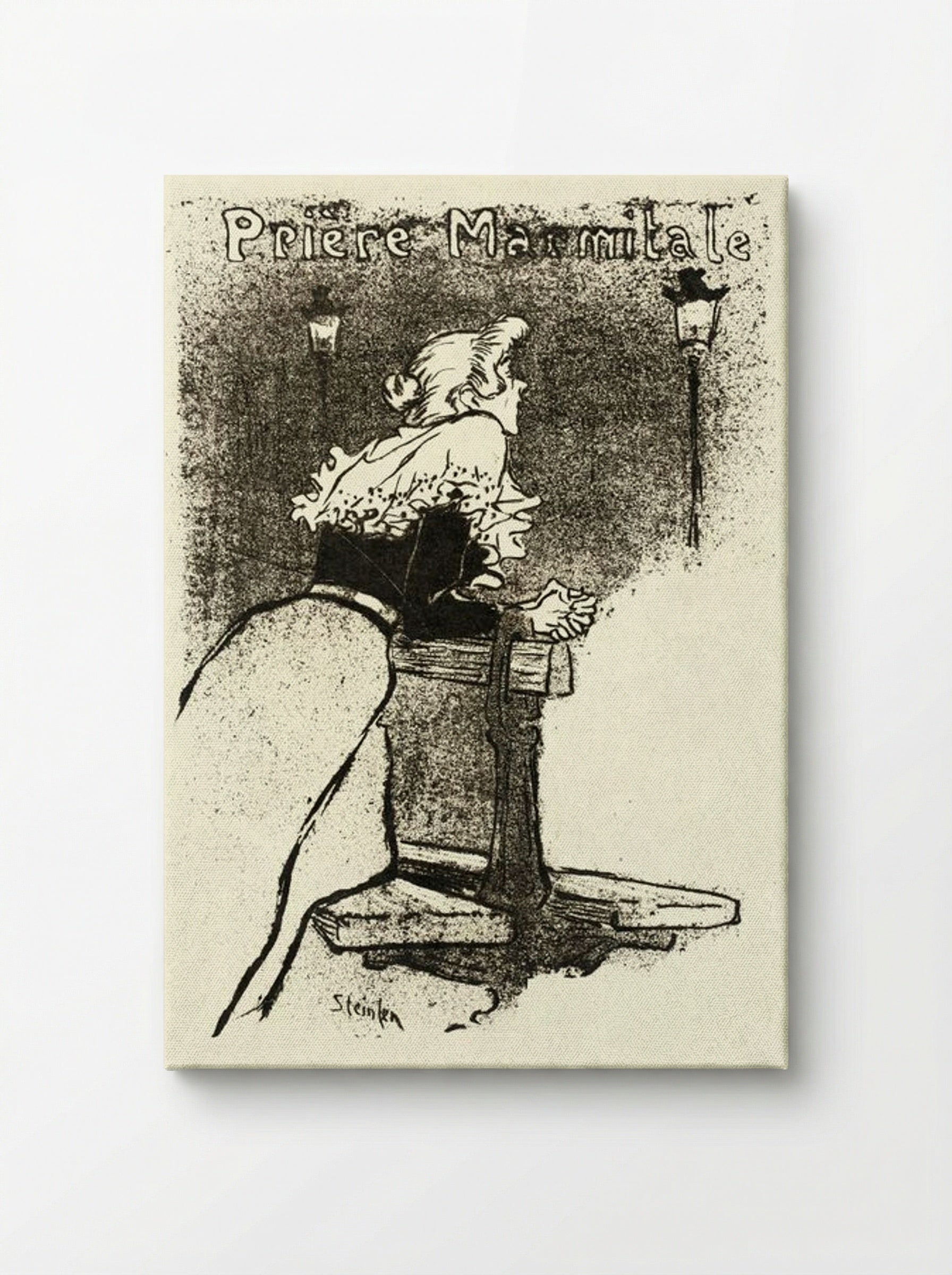 Prière Marmitale - Théophile Alexandre Steinlen - Canvas