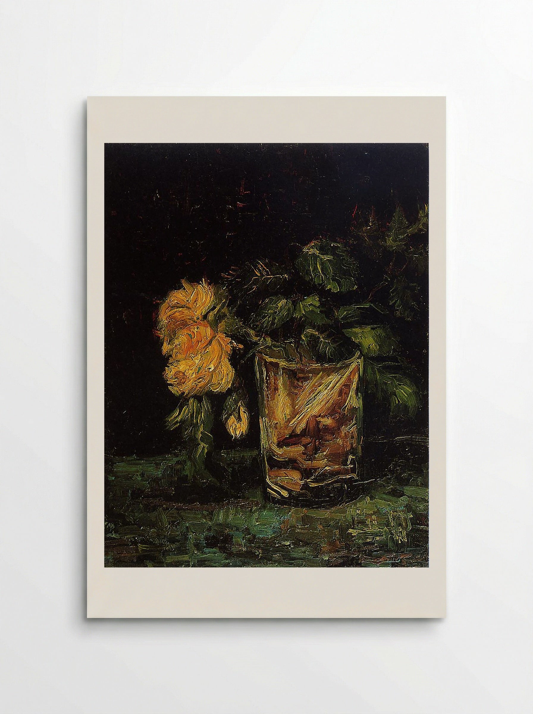 Glass with Roses - Vincent van Gogh - Poster