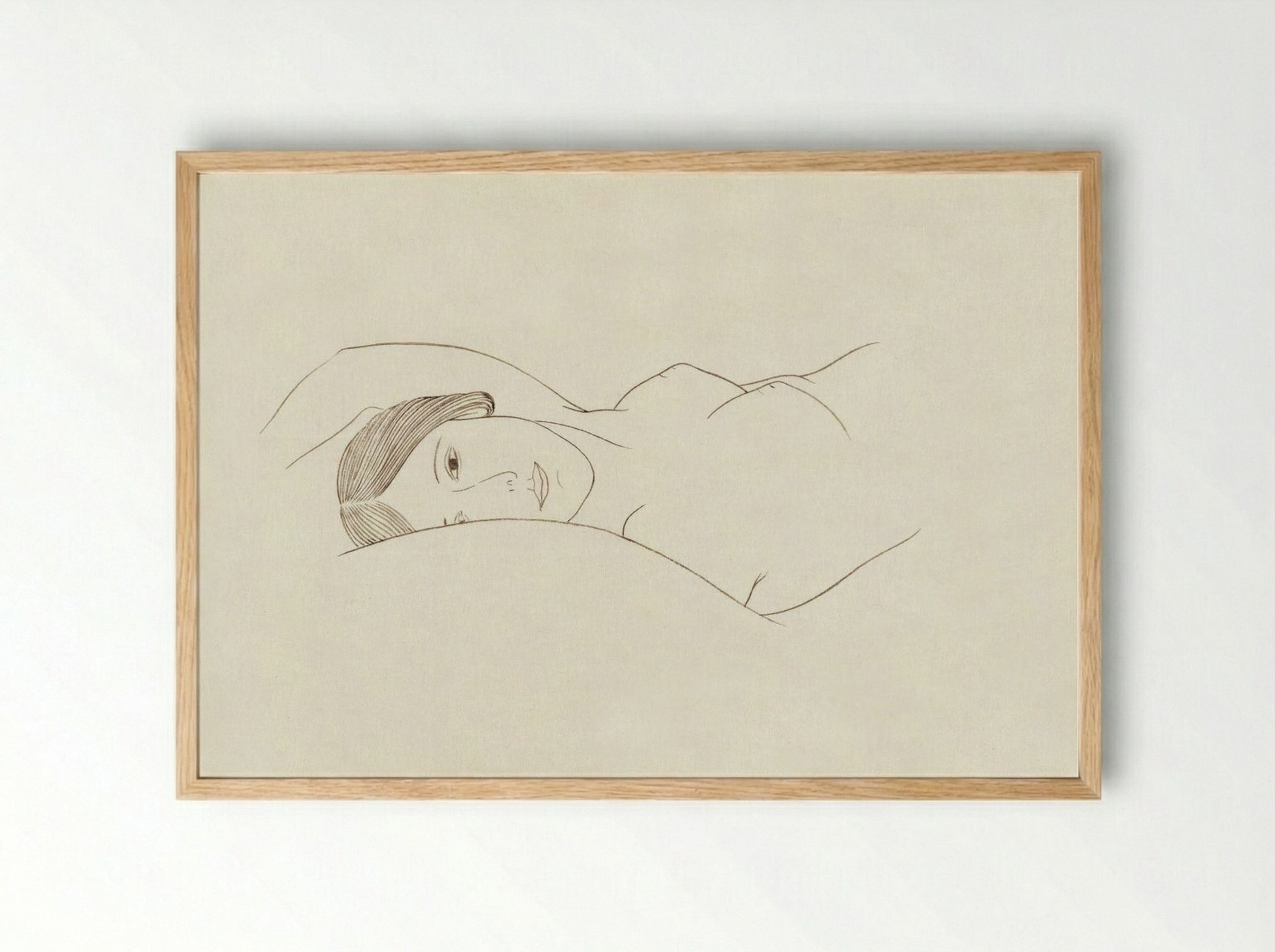 Nude Woman - Ananda Kentish Coomaraswamy - Framed Print Wood