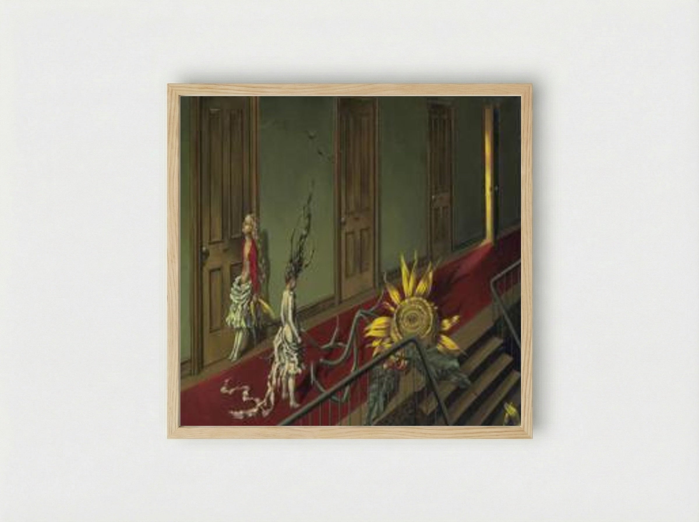 Eine Kleine Nachtmusik - Dorothea Tanning - Framed Print Wood