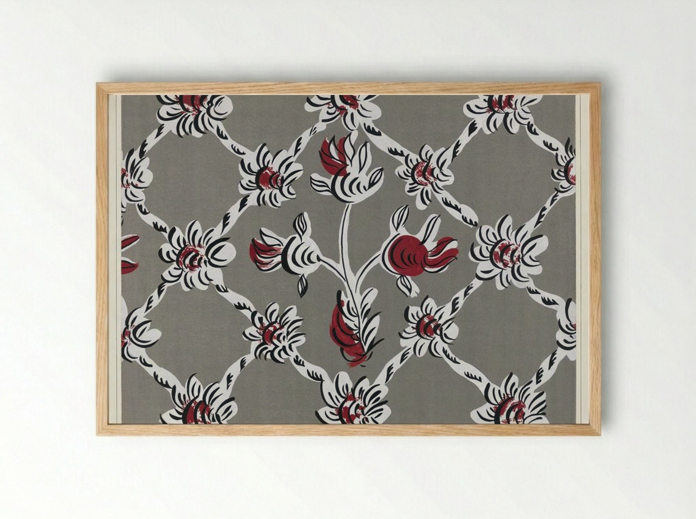 Hand-Painted Wall - Martin Partyka - Framed Print Wood