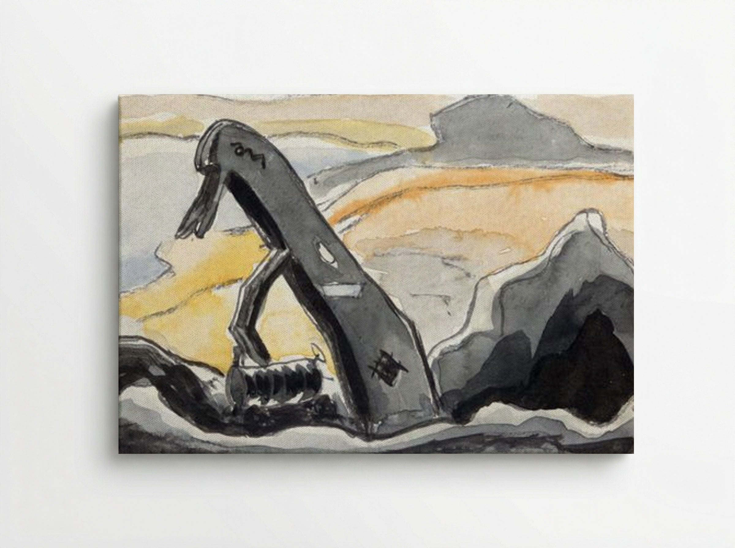 Steam Shovel, Port Washington - Arthur Dove - Canvas