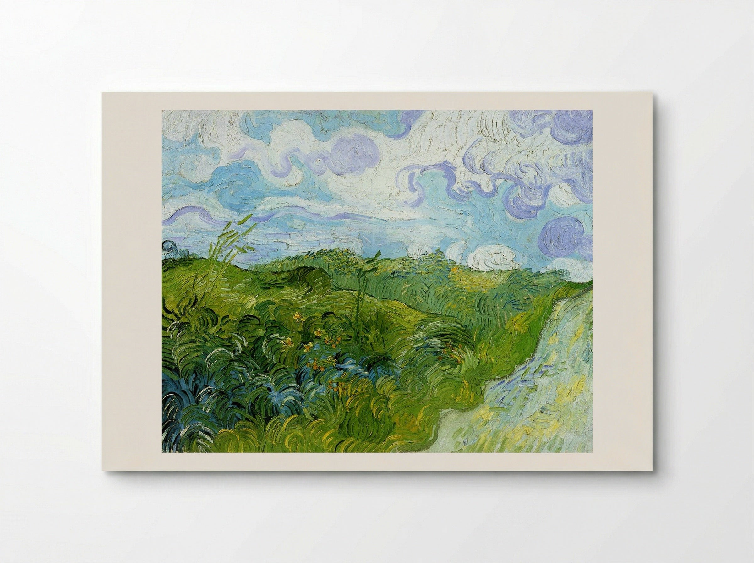 Green Wheat Fields - Vincent van Gogh - Poster