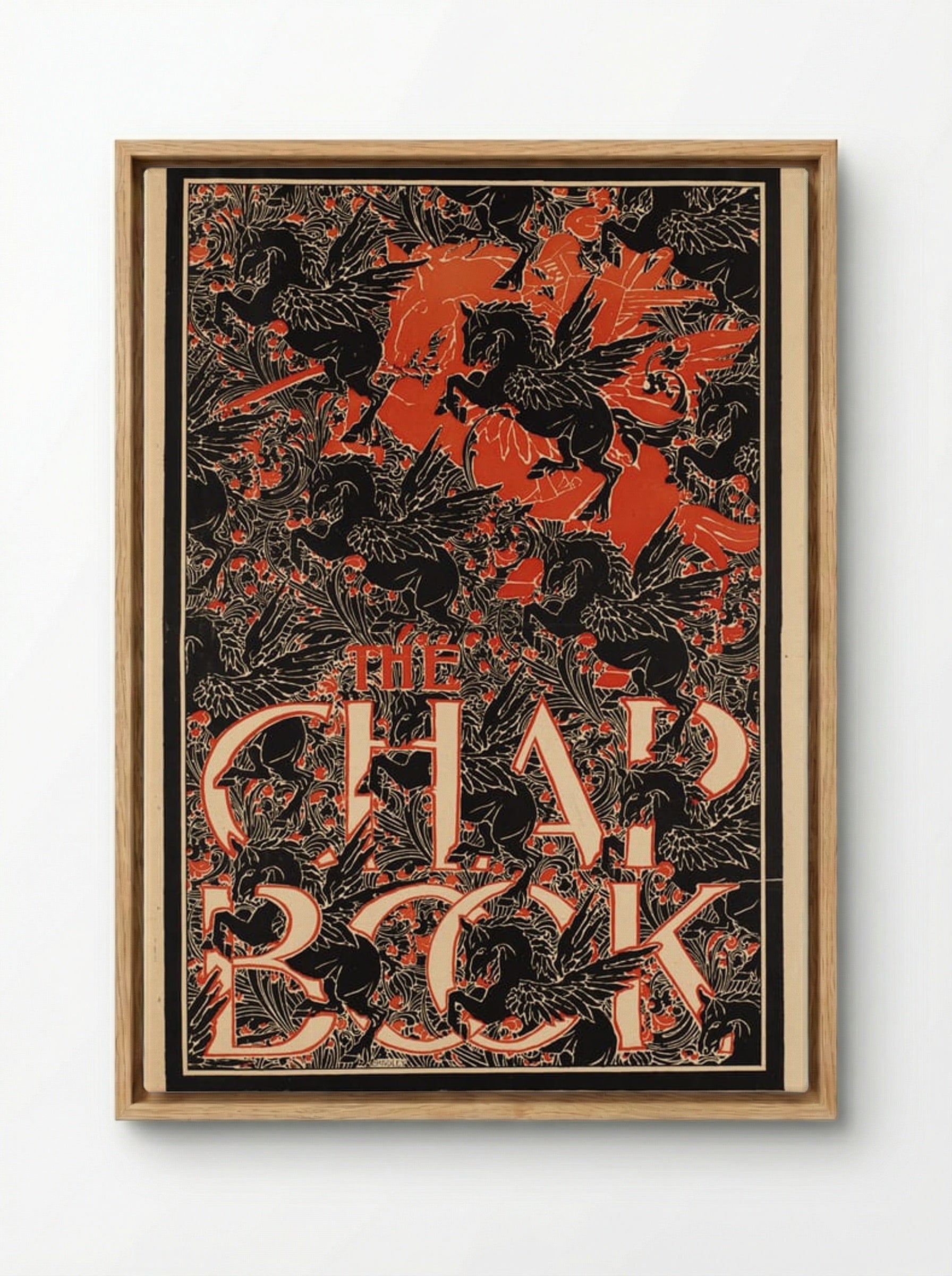 The Chap-Book - Will H. Bradley - Framed Canvas Wood