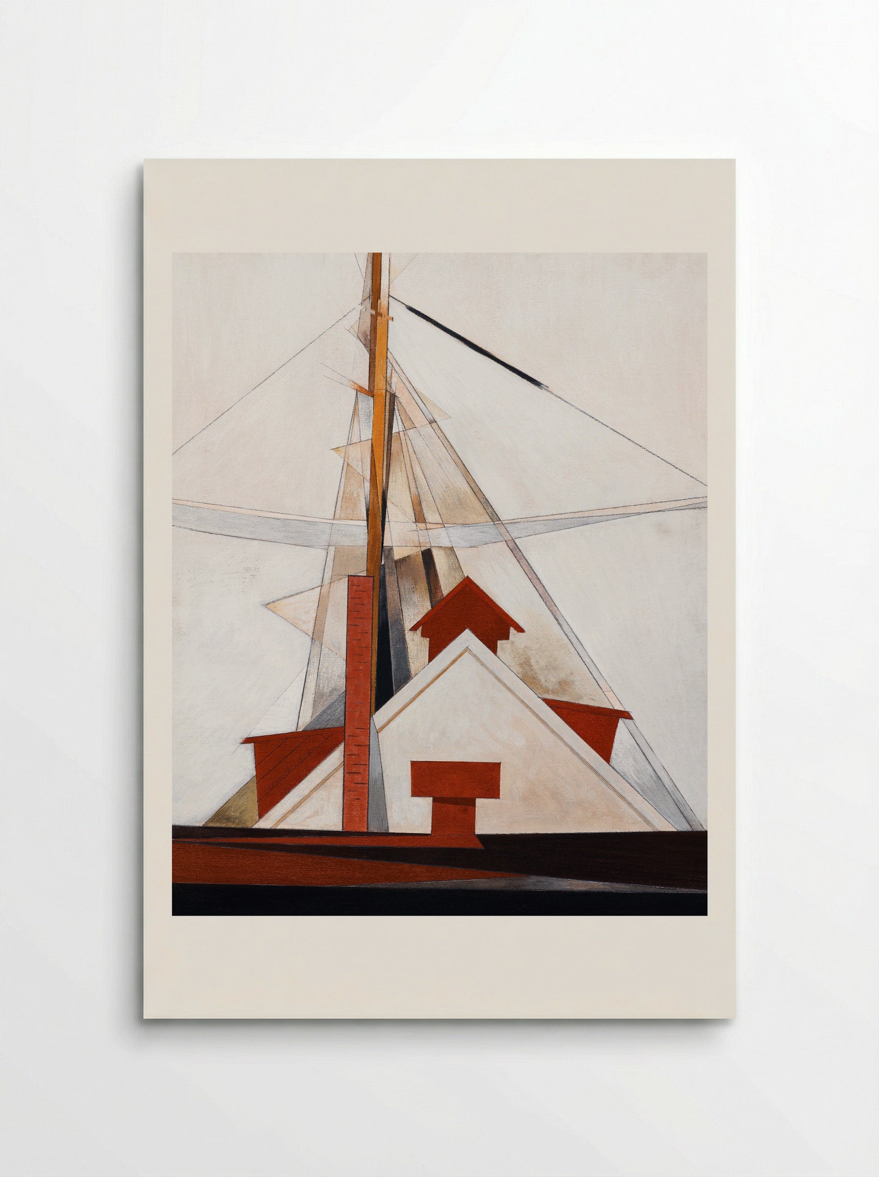 Masts - Charles Demuth - Poster