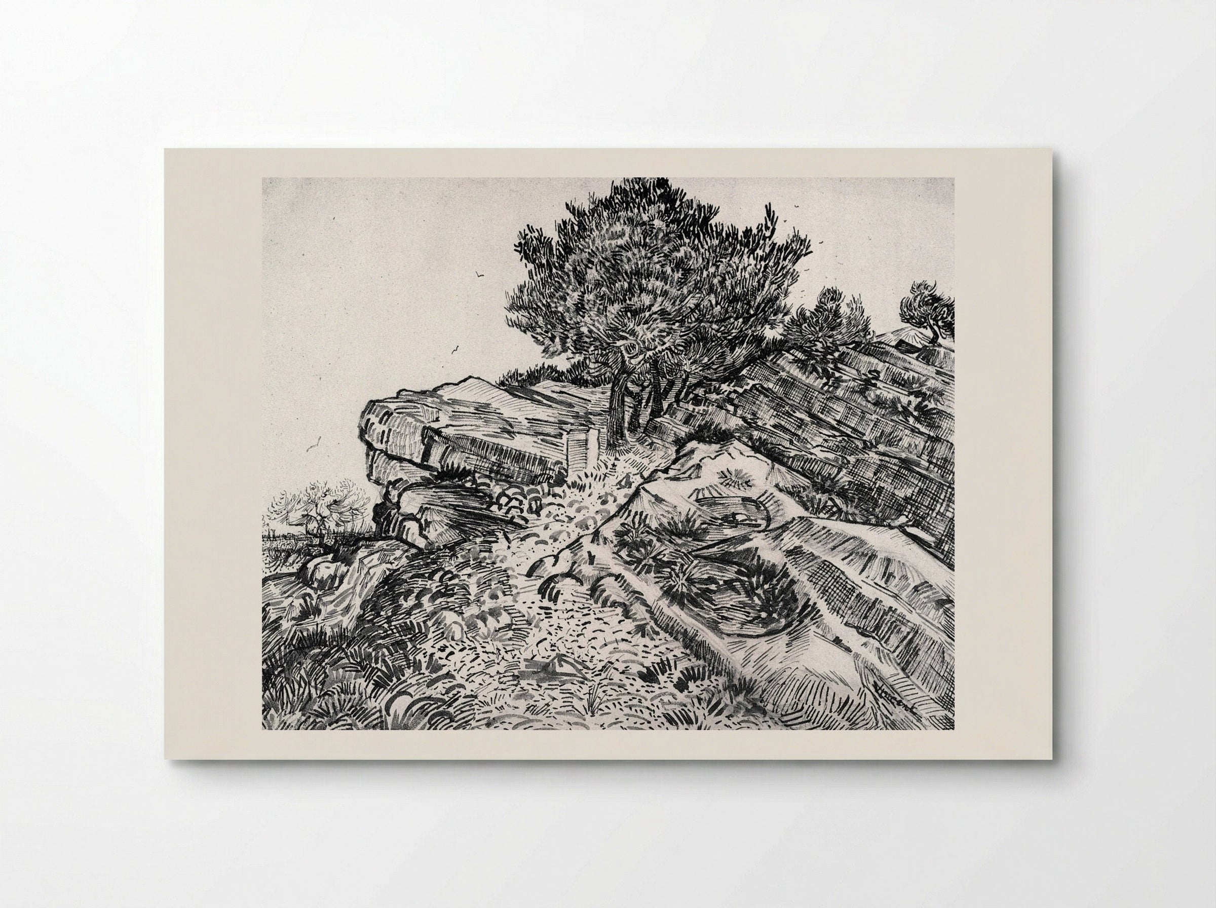 The Rocks (Montmajour) - Vincent van Gogh - Poster