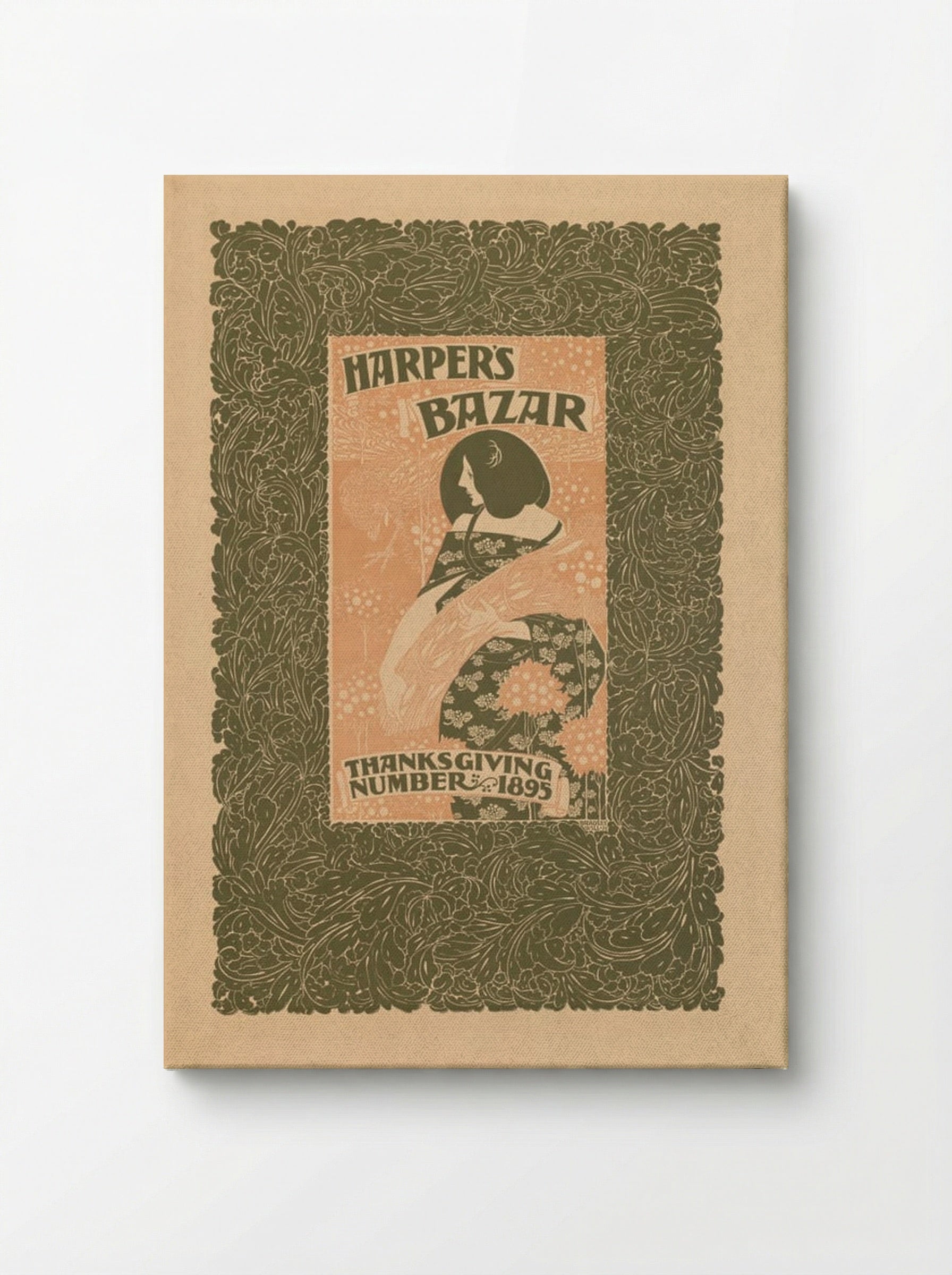 Harper's Bazar, Thanksgiving Number, 1895 - Will H. Bradley - Canvas