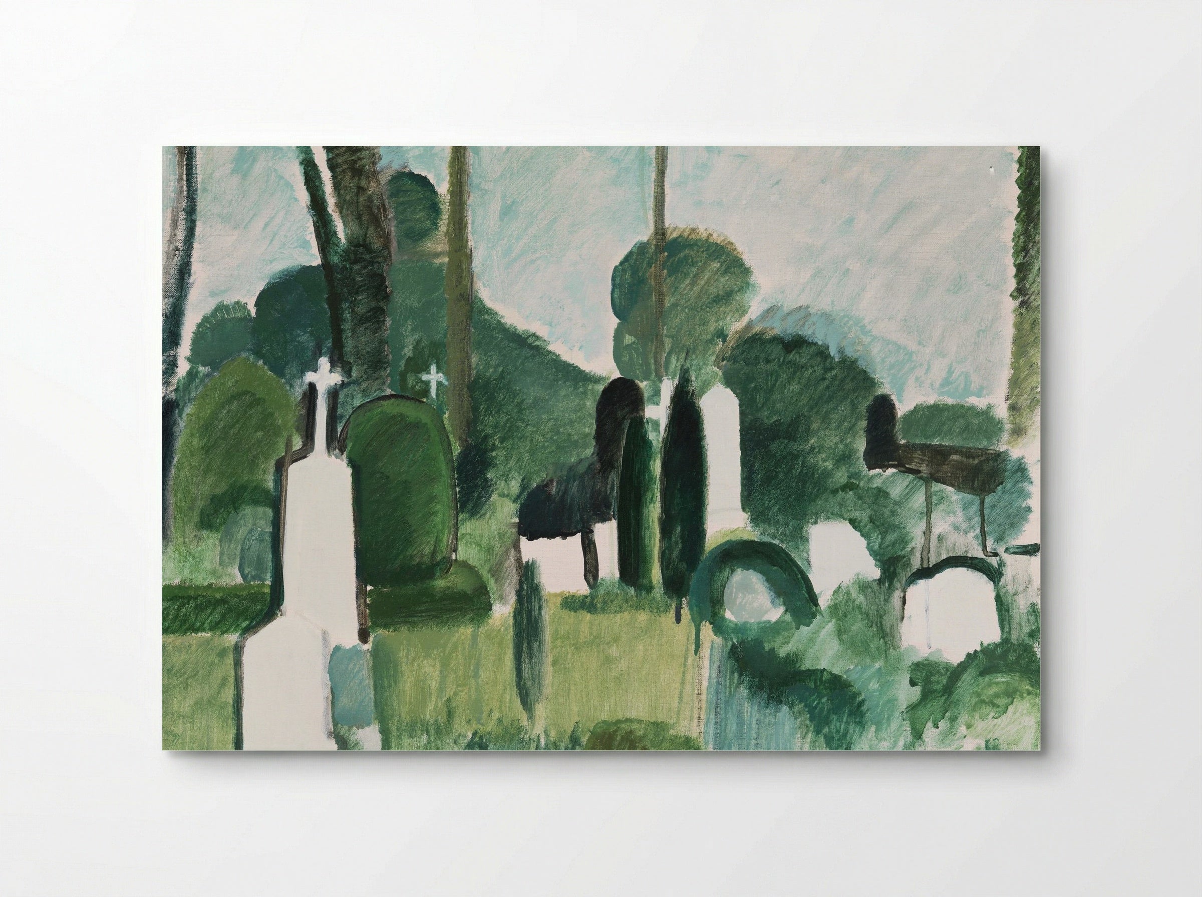 The Cemetery in Svanninge - Harald Giersing - Poster