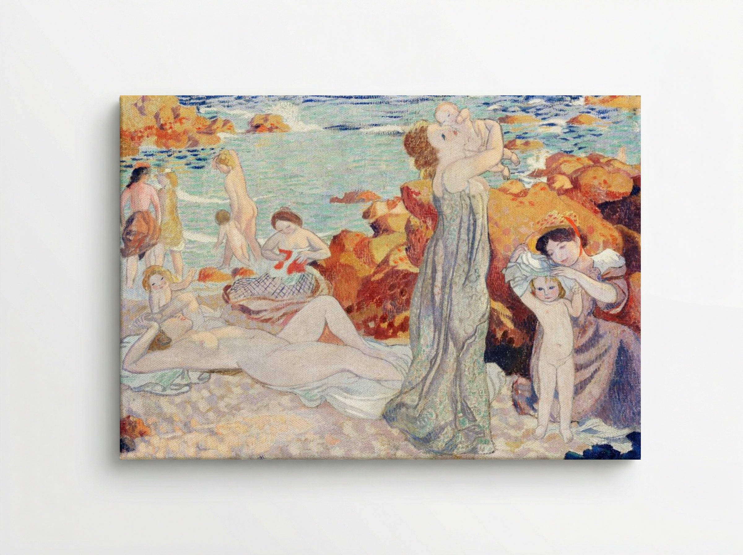Bathers, Pouldu Beach - Maurice Denis - Canvas