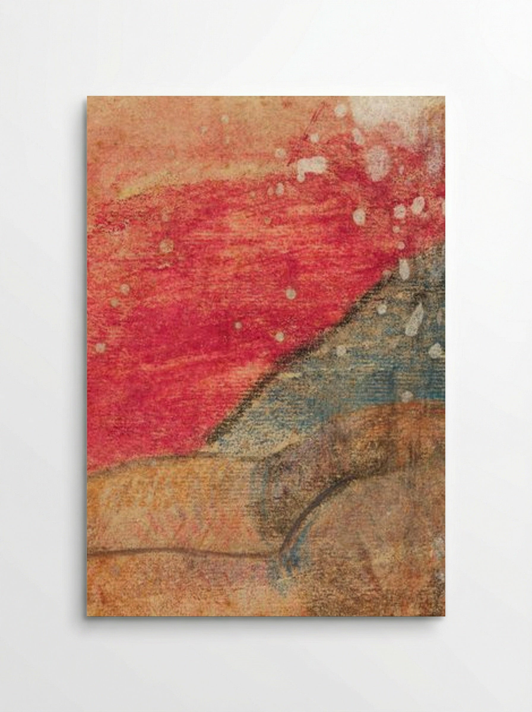 Fragment of Reclining Tahitian - Paul Gauguin - Poster