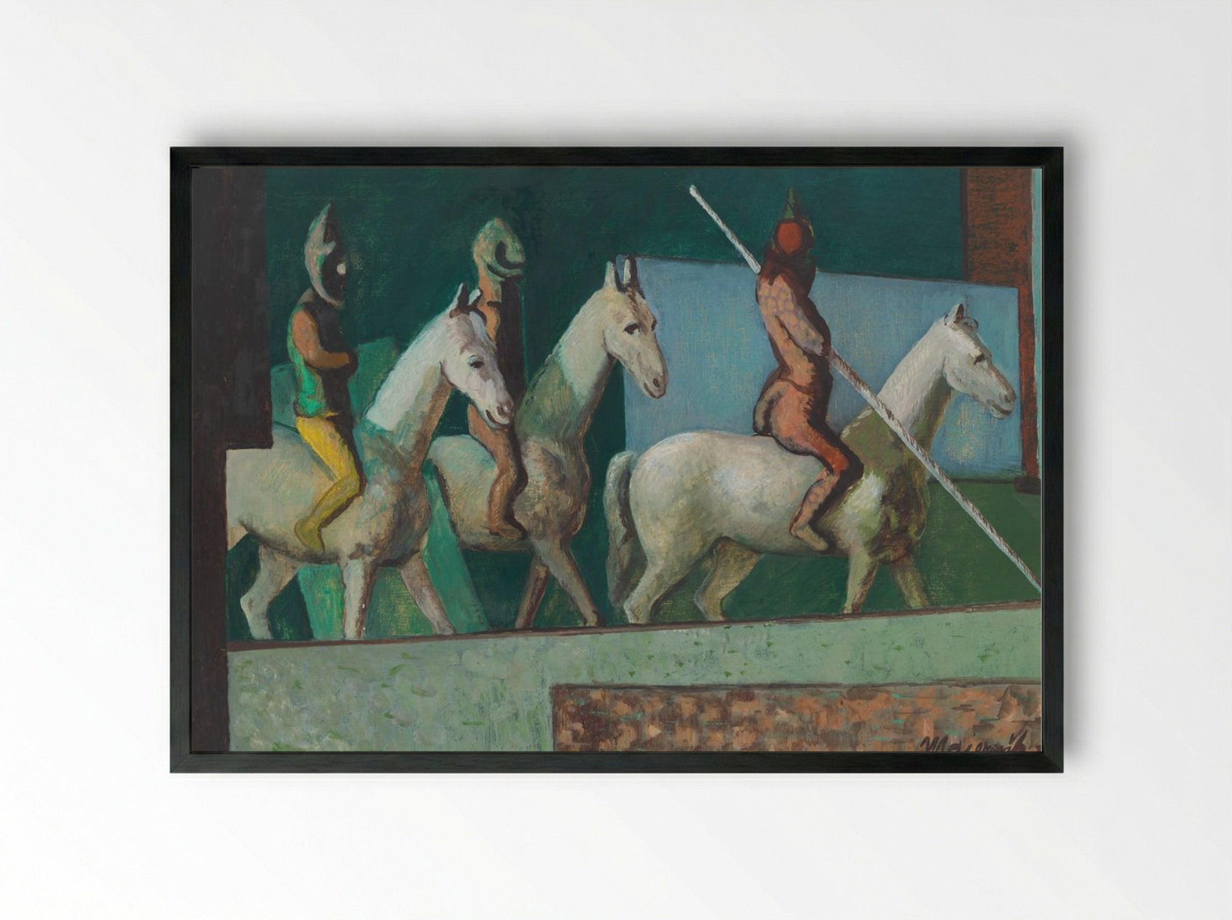 Riders - Cyprián Majerník - Framed Print Black