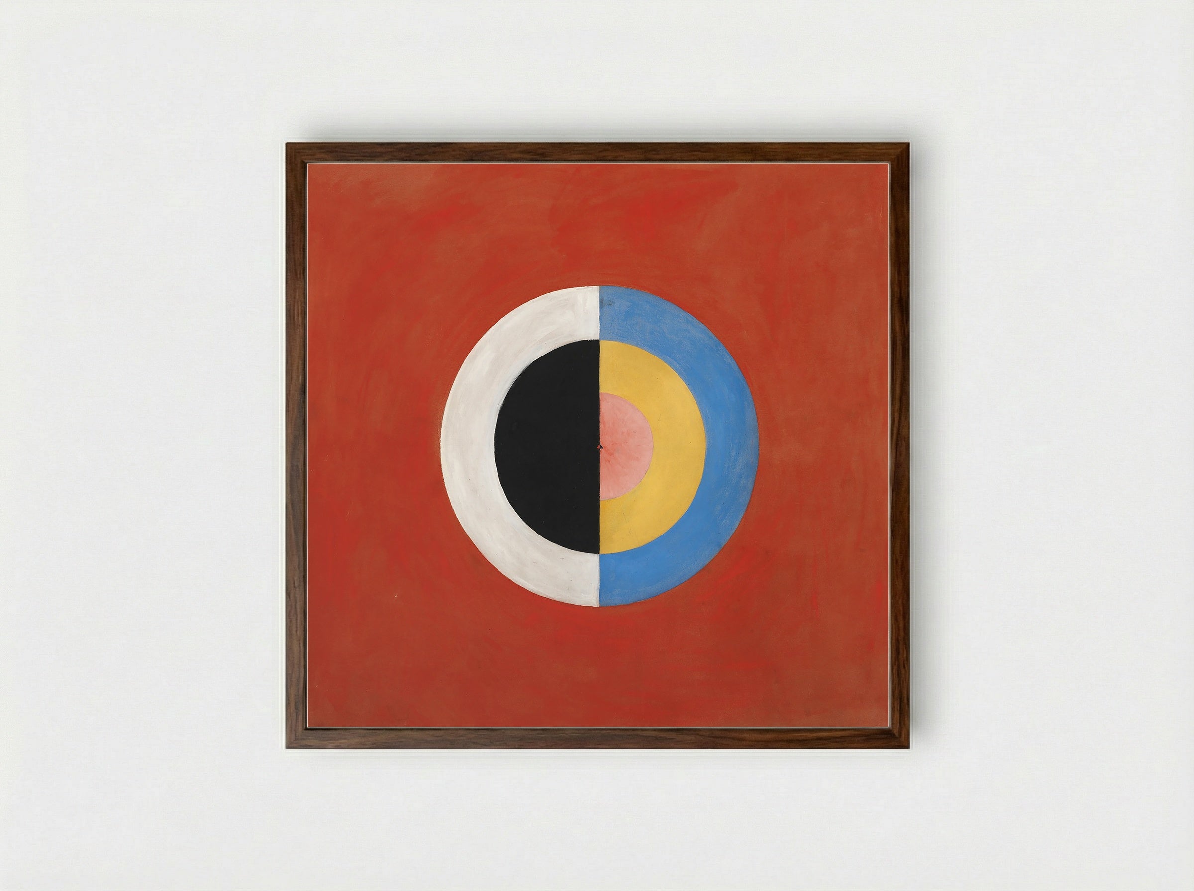 The Swan, No. 17 - Hilma af Klint - Framed Print Dark Wood