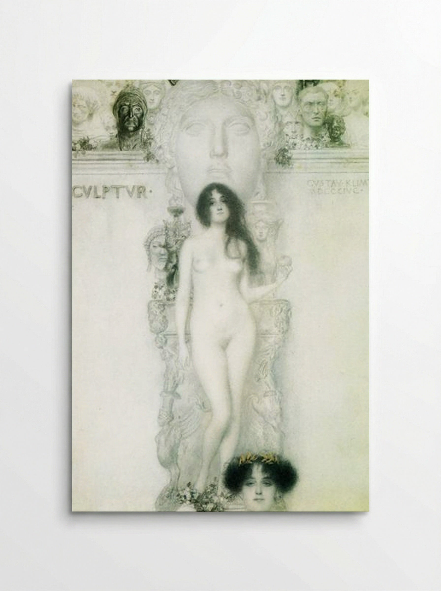Allegory of Sculpture - Gustav Klimt - Poster