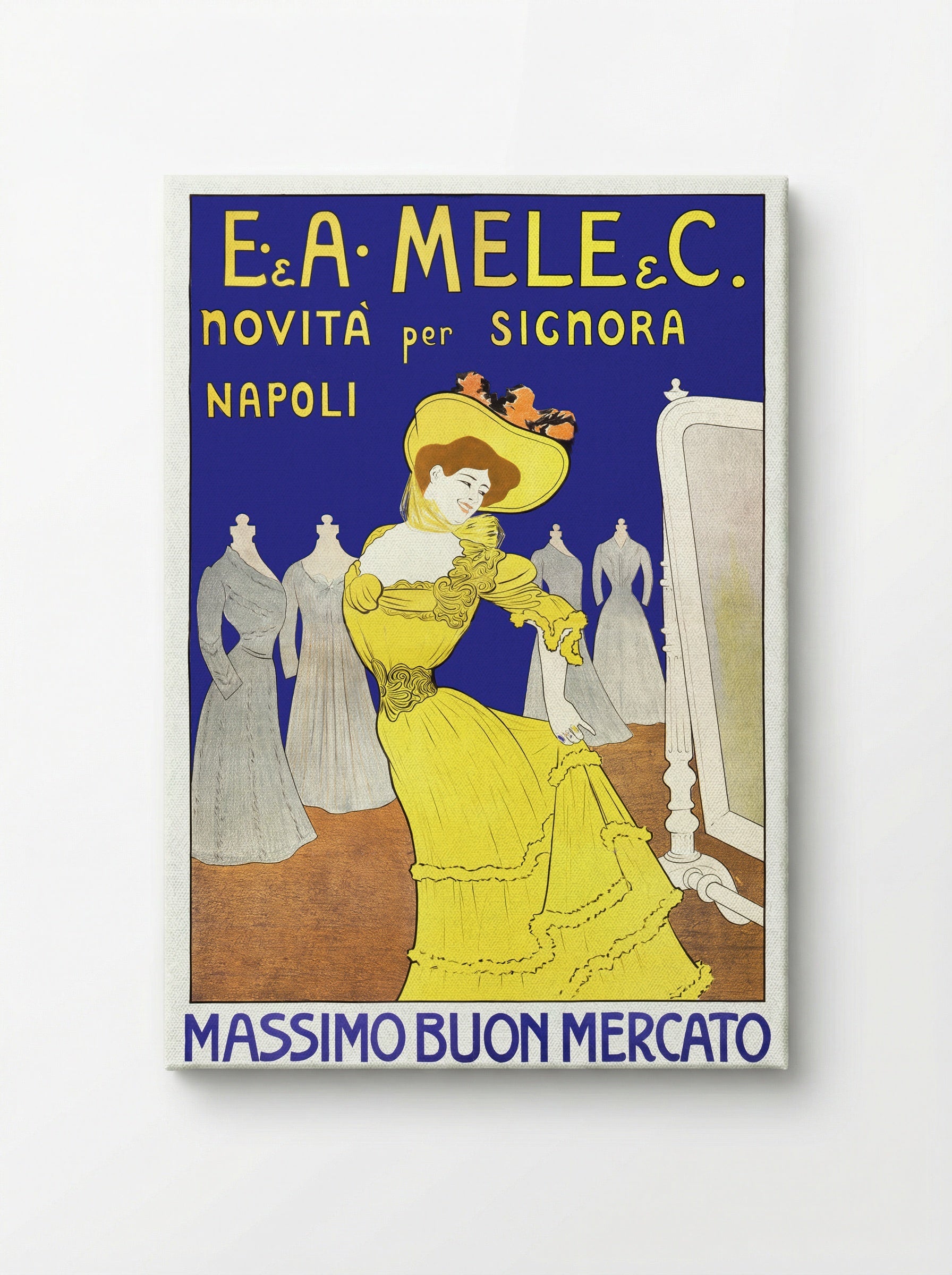E. & A. Mele & C. - Novita per Signora - Leonetto Cappiello - Canvas