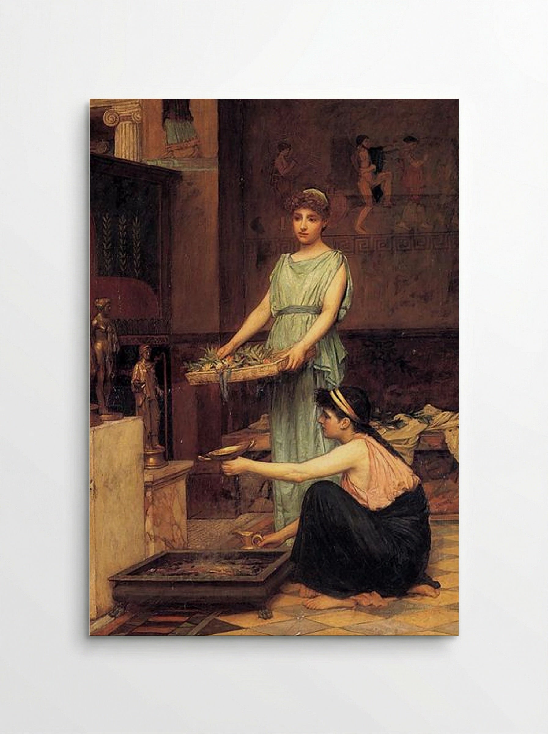 The Household Gods - John William Waterhouse - Poster