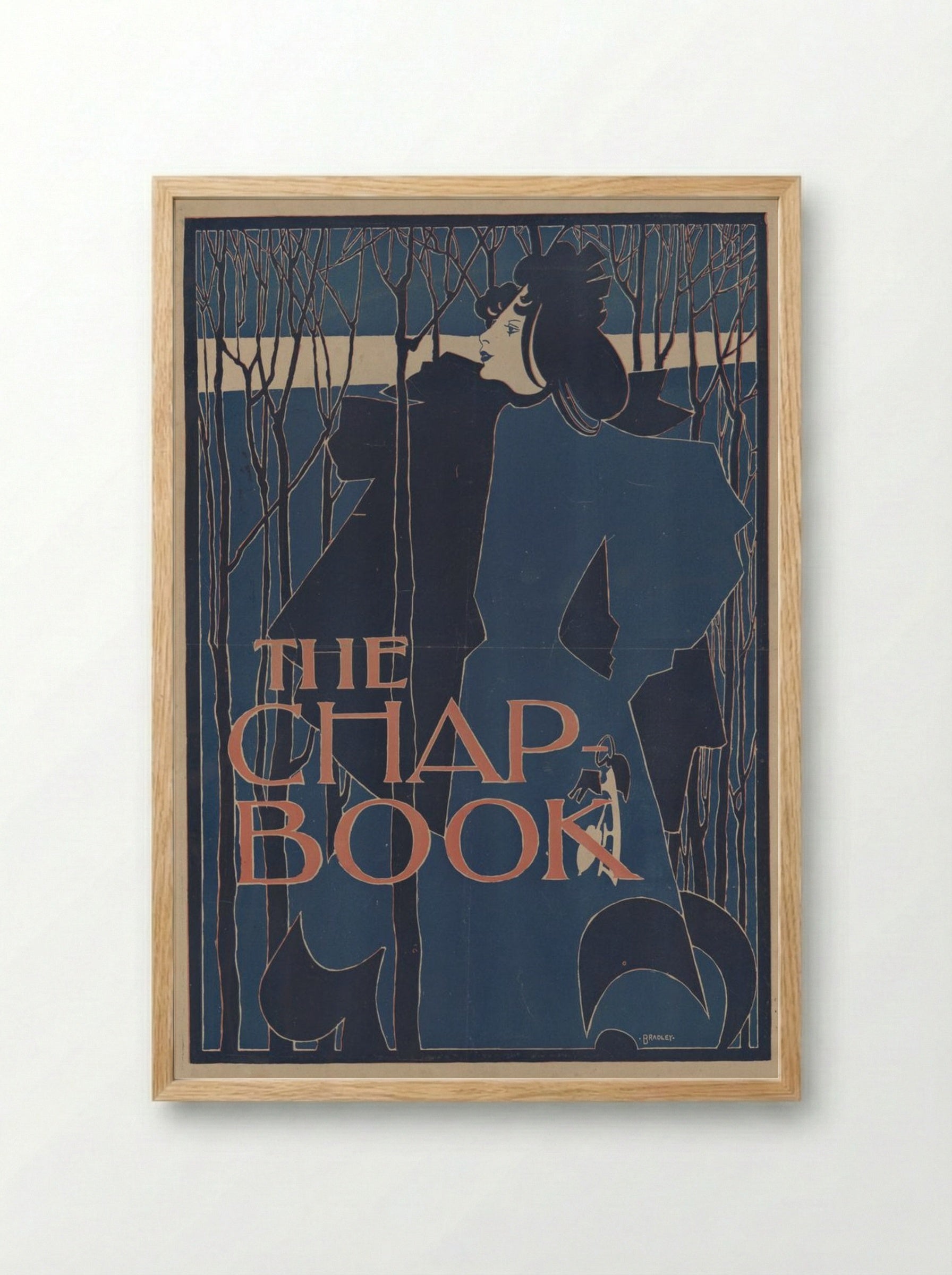 The Chap-Book - Will H. Bradley - Framed Print Wood