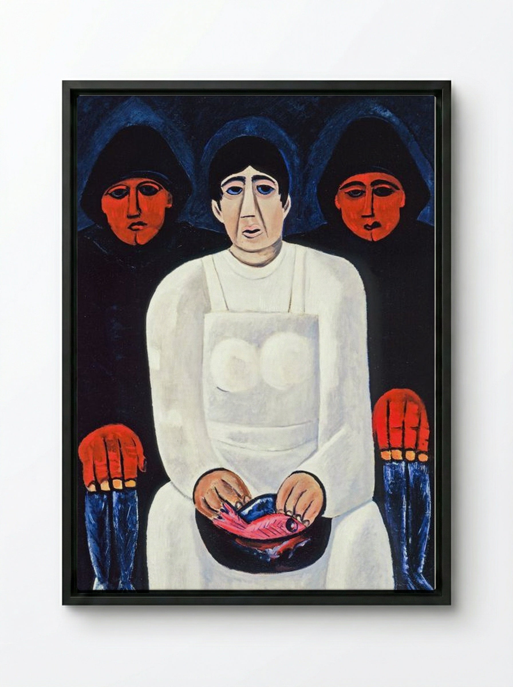 The Lost Felice - Marsden Hartley - Framed Canvas Black