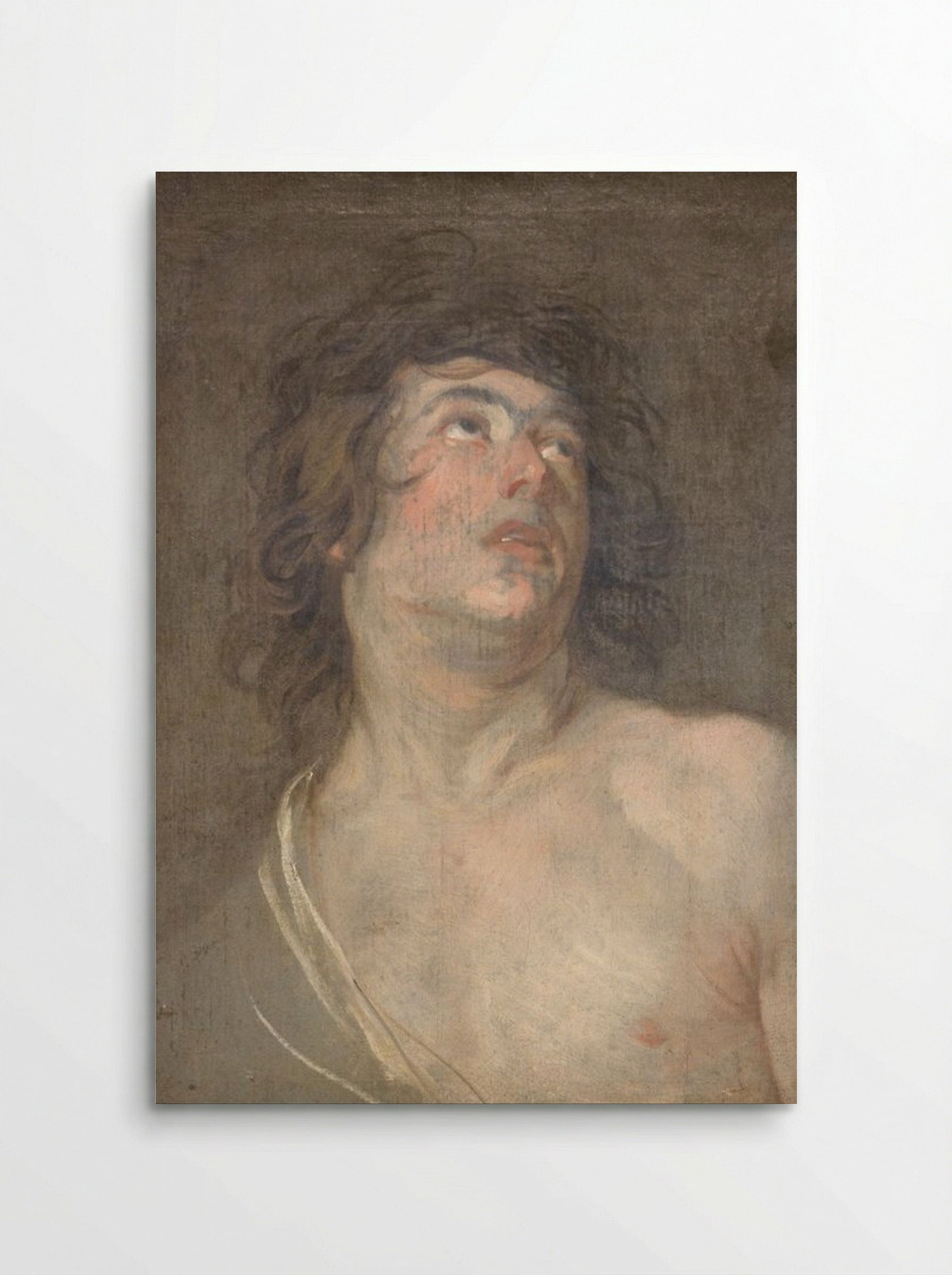 Study for Saint Sebastian - Anthony van Dyck - Poster