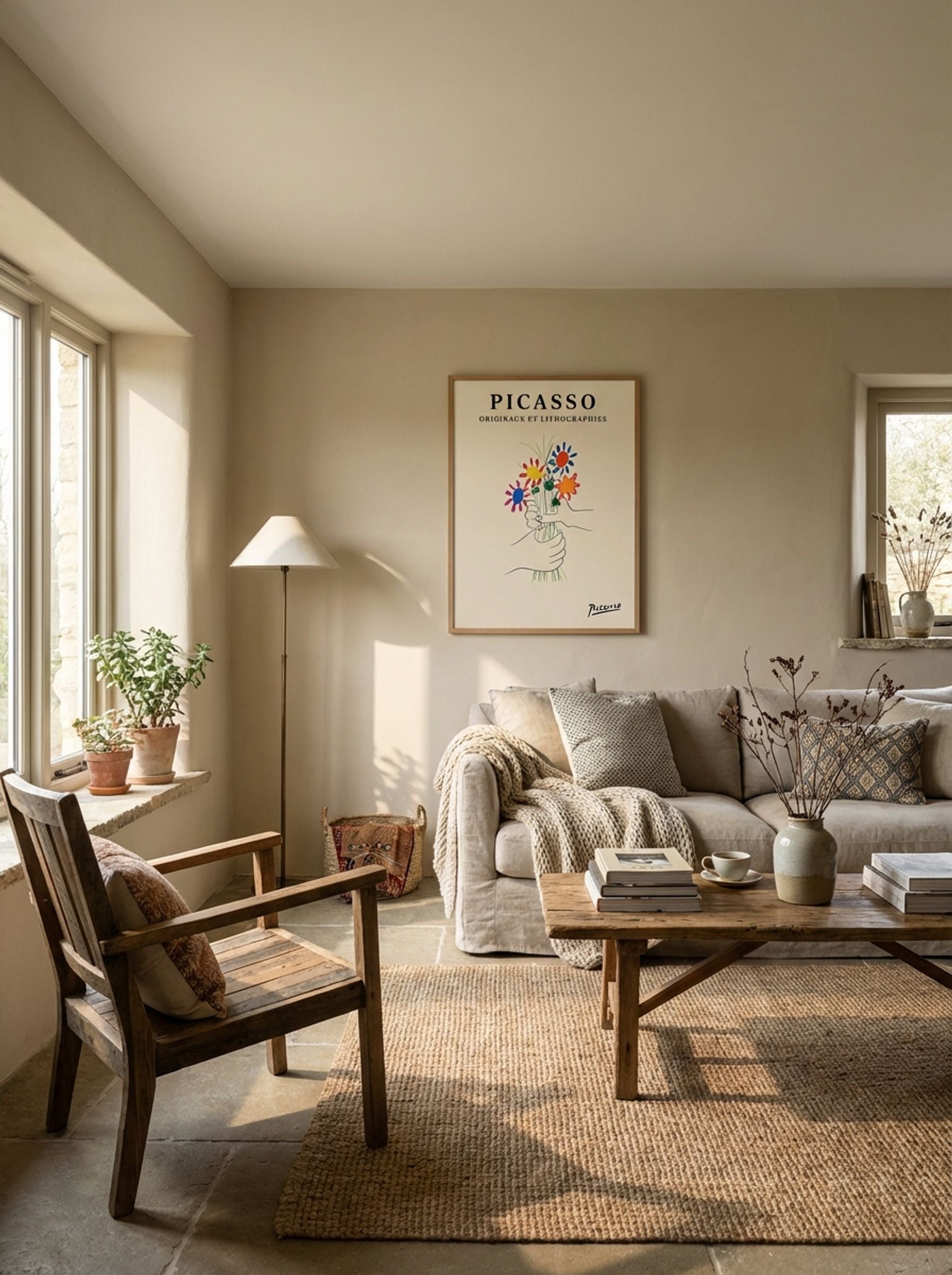 Flowers and Hands - Pablo Picasso